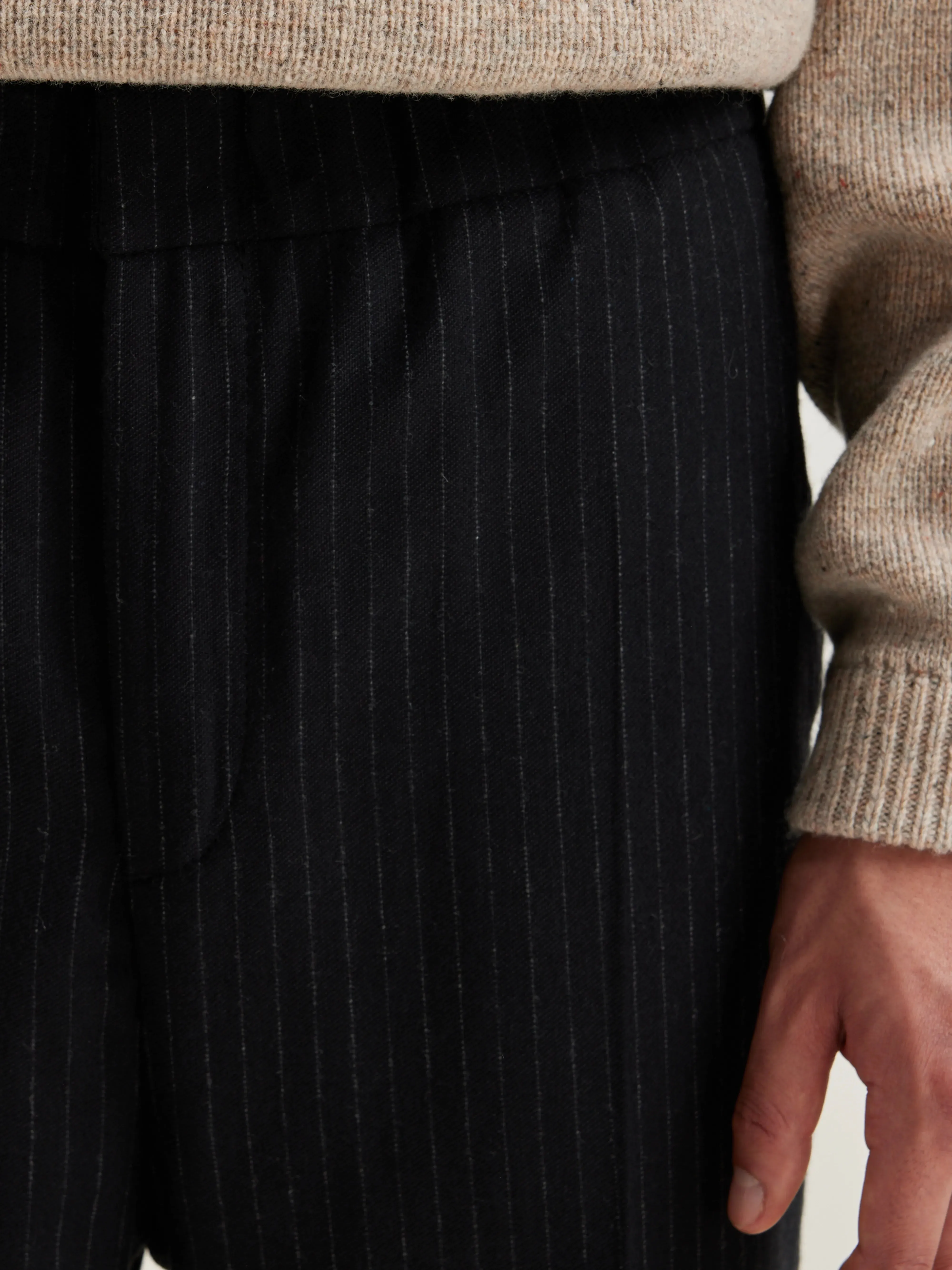 Stanford wide tapered trousers (242 / M / STRIPE A) sold by Bellrose product image thumbnail 3