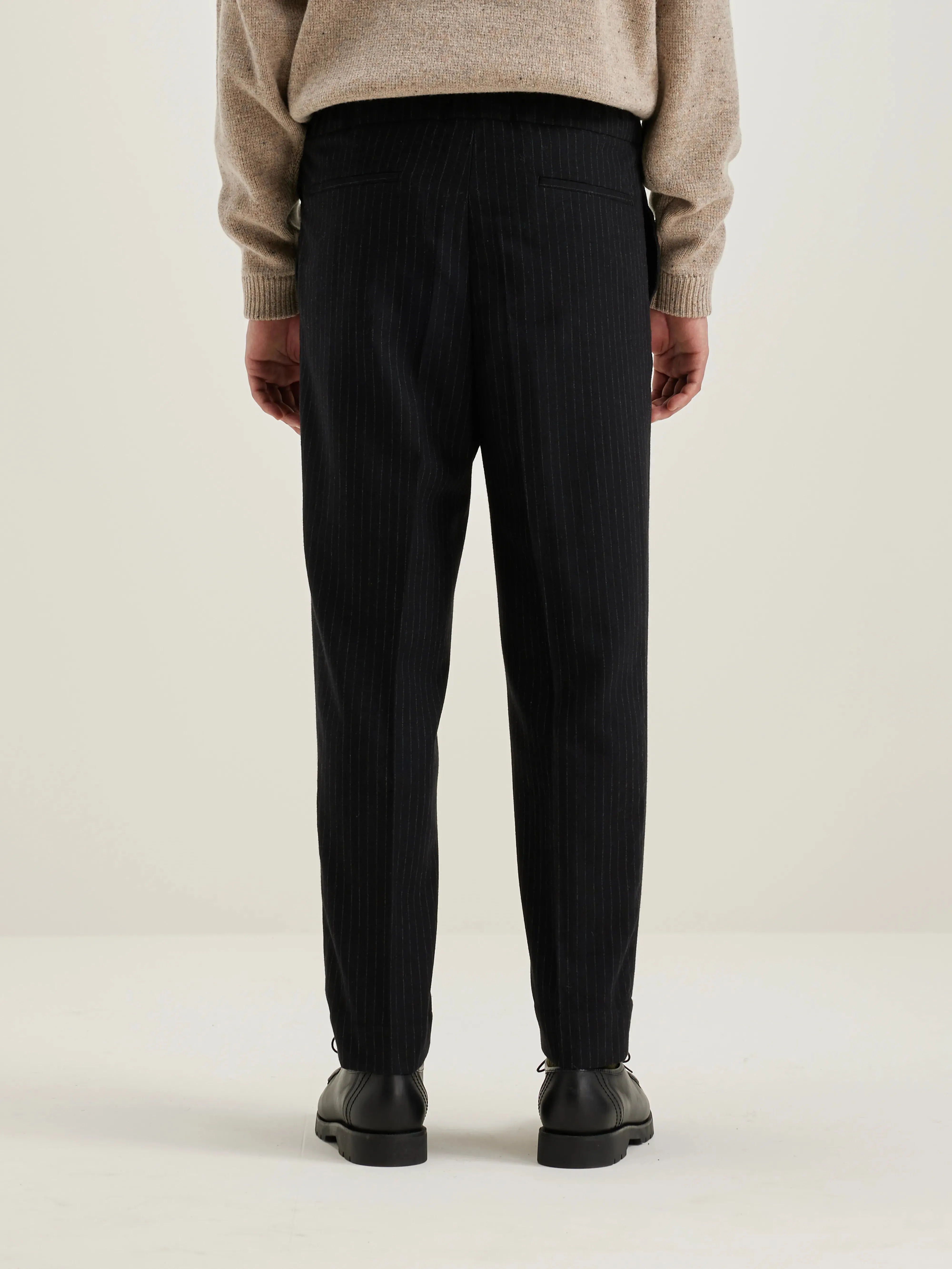 Stanford wide tapered trousers (242 / M / STRIPE A) sold by Bellrose product image thumbnail 4
