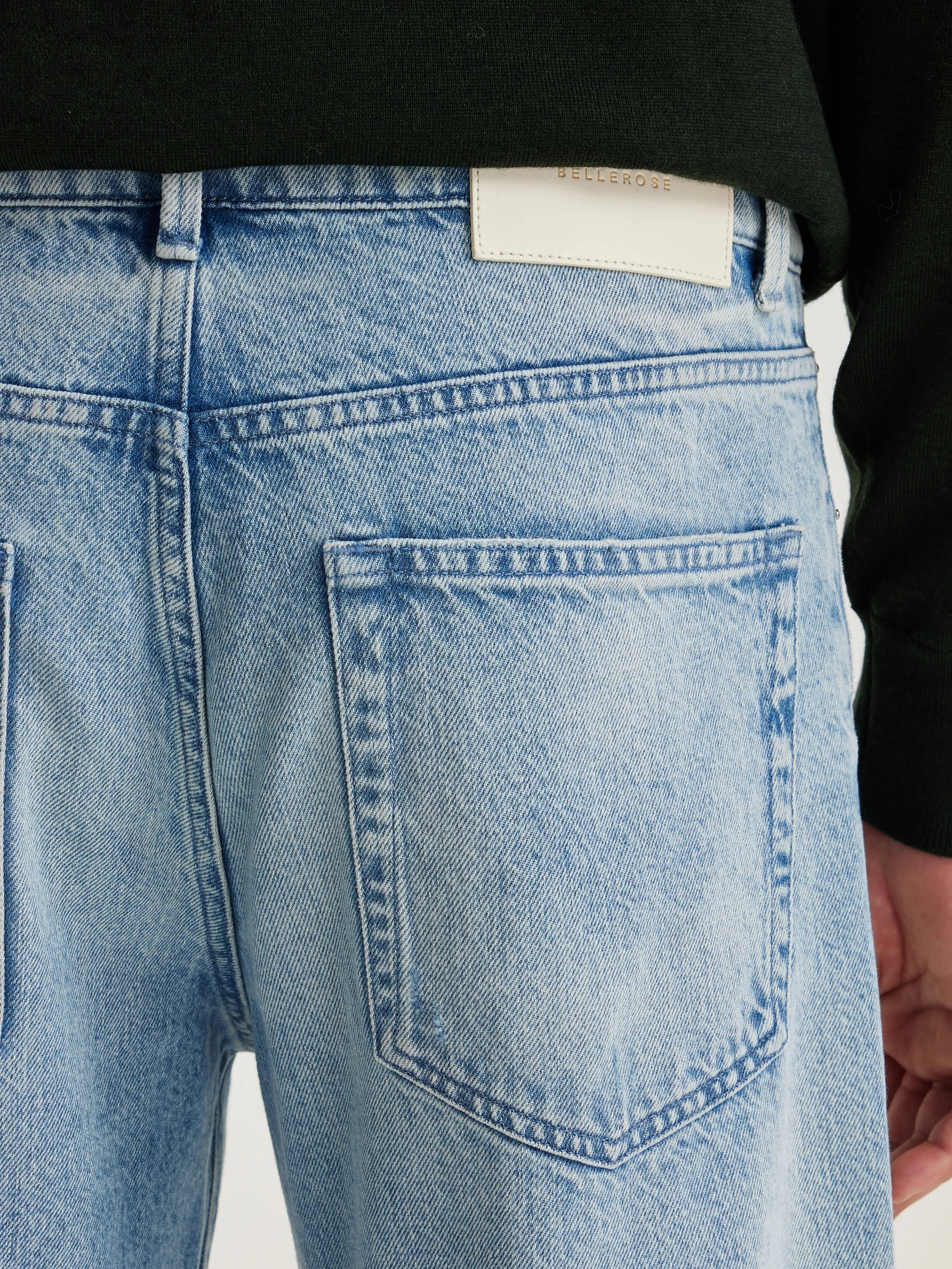 Keegan straight jeans (242 / M / LT BLUE BLEACH) sold by Bellrose product image thumbnail 4