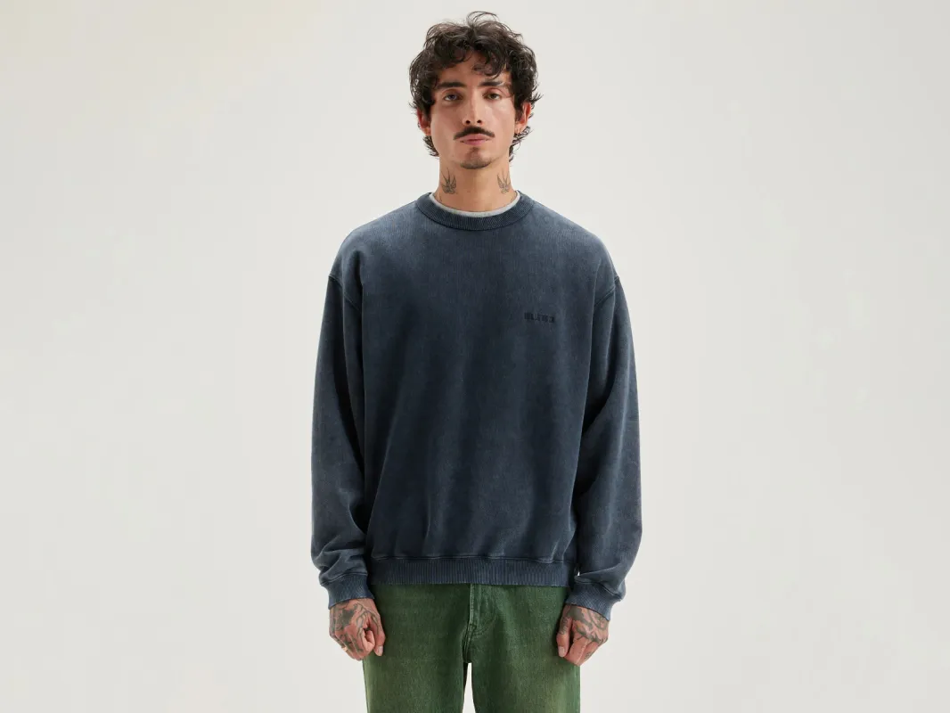 Fabien crew-neck sweatshirt (242 / M / BLACK BLUE) sold by Bellrose