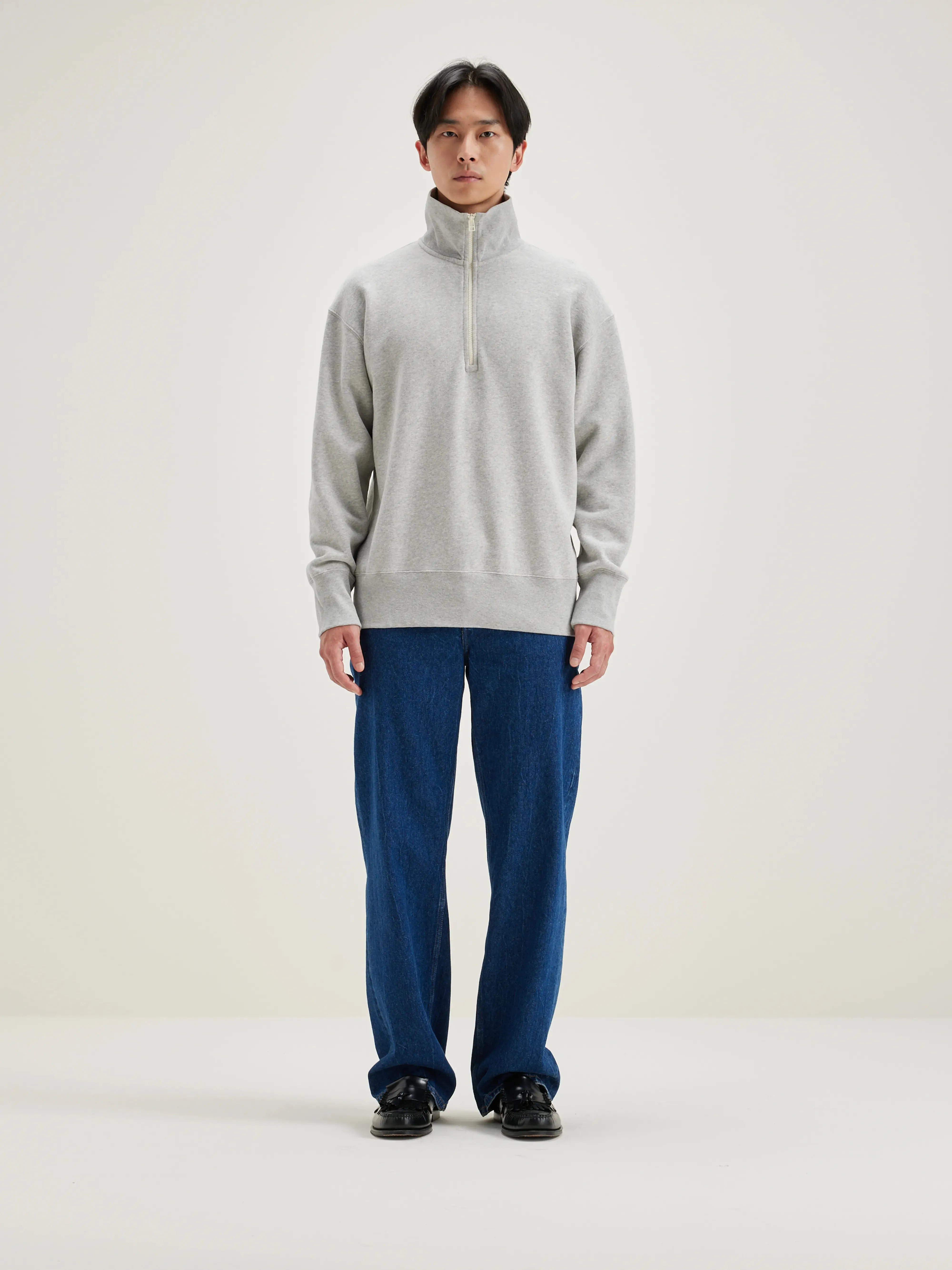 Faber zipped-collar sweatshirt (242 / M / H. GREY) sold by Bellrose product image thumbnail 3