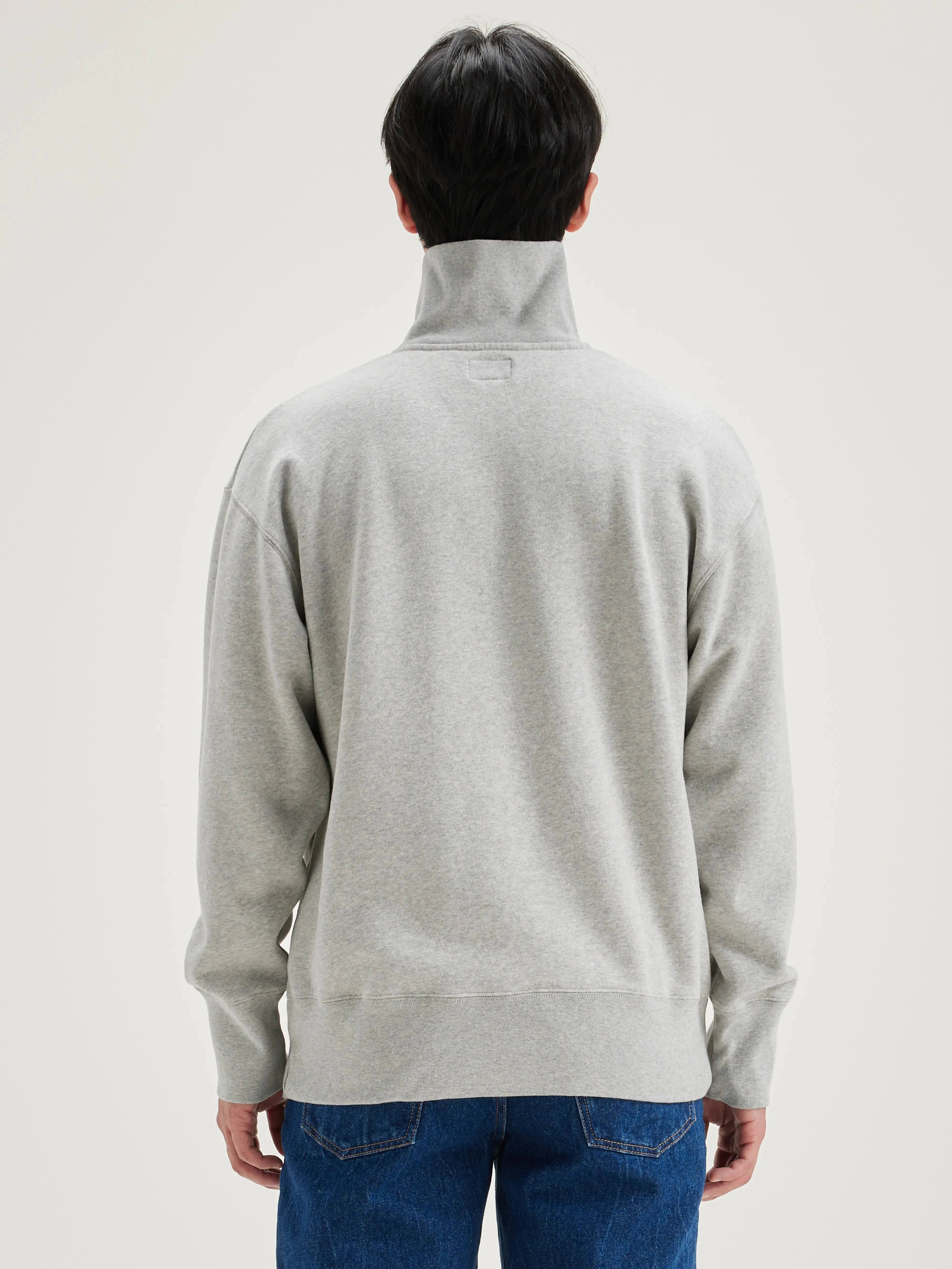 Faber zipped-collar sweatshirt (242 / M / H. GREY) sold by Bellrose product image thumbnail 4