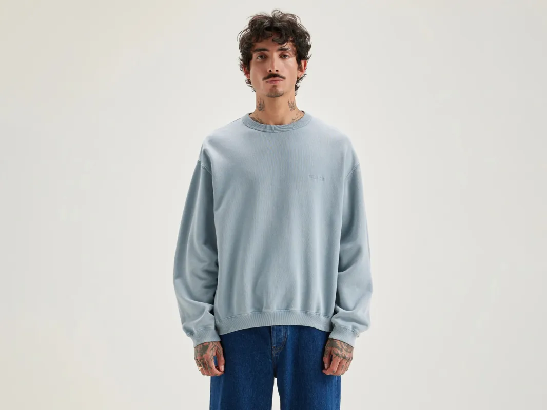 Fabien crew-neck sweatshirt (242 / M / CHAMBRAY) sold by Bellrose