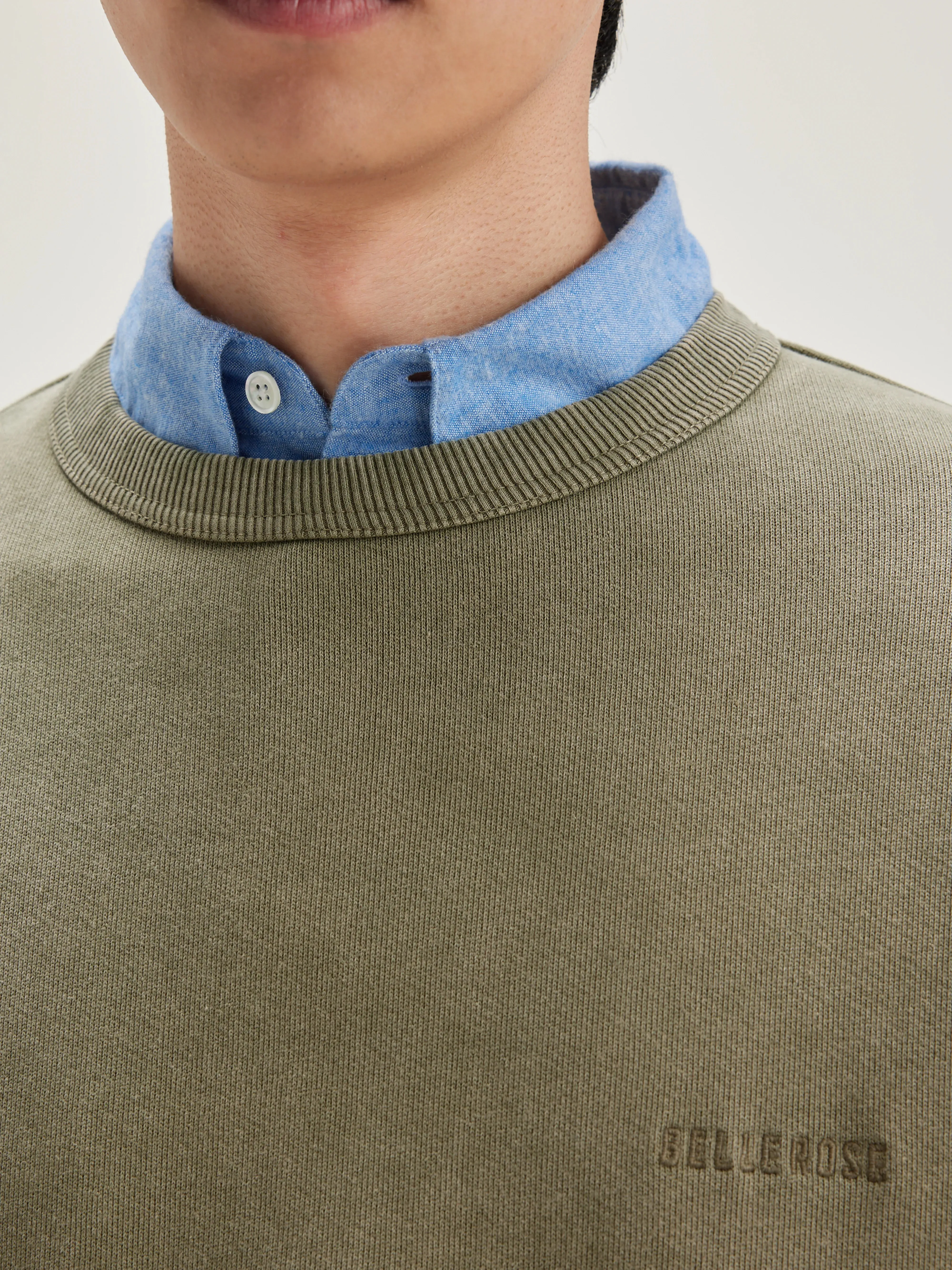 Fabien crew-neck sweatshirt (242 / M / MILITARY) sold by Bellrose product image thumbnail 5