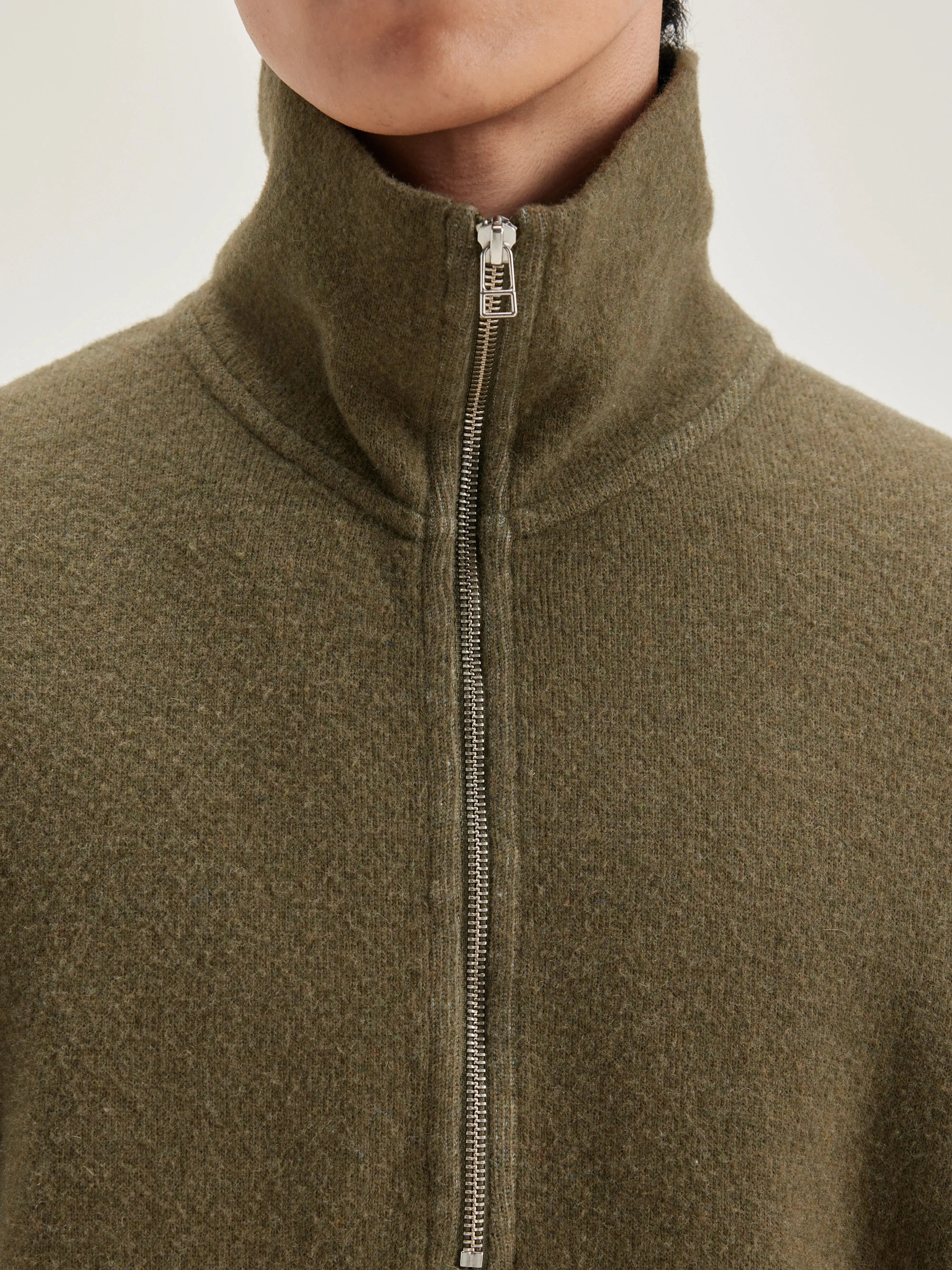 Mabro zipped-collar sweatshirt (242 / M / MILITARY) sold by Bellrose product image thumbnail 5
