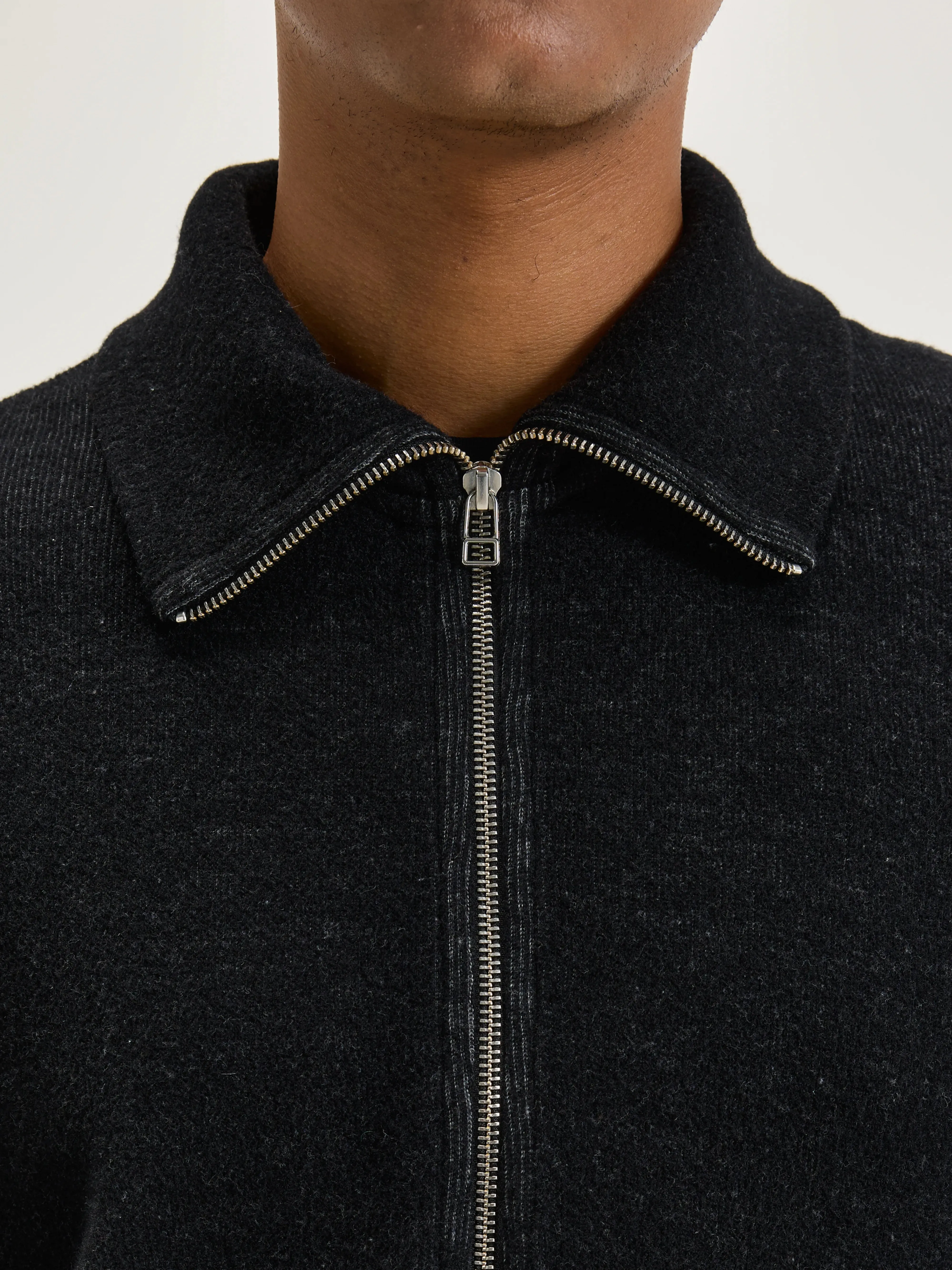 Mabro zipped-collar sweatshirt (242 / M / BLACK) sold by Bellrose product image thumbnail 5
