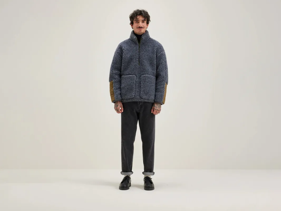 Jordie teddy sweatshirt (242 / M / ANTHRACITE) sold by Bellrose