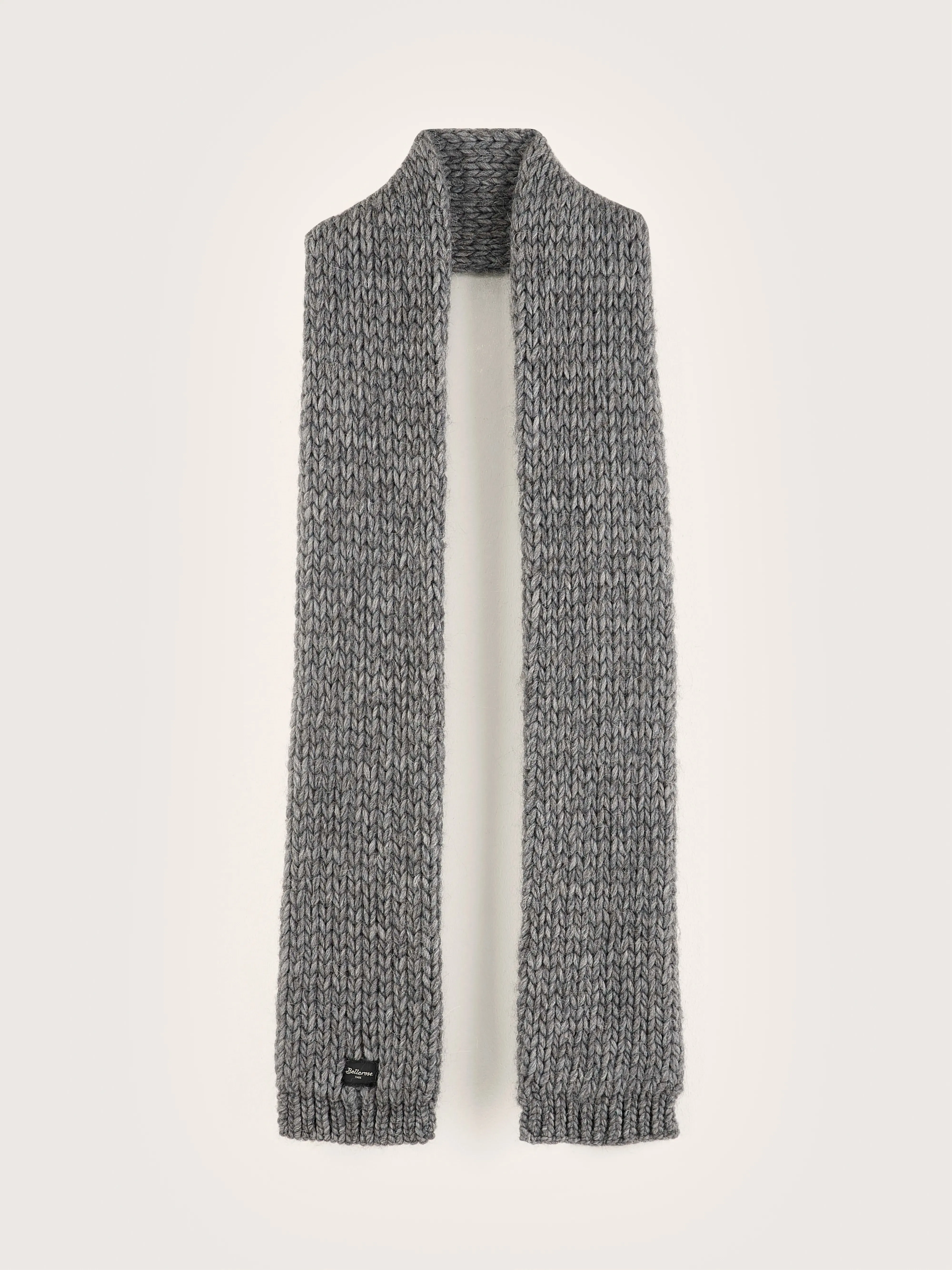 Kou knitted scarf (242 / W / MID GREY) sold by Bellrose product image thumbnail 4
