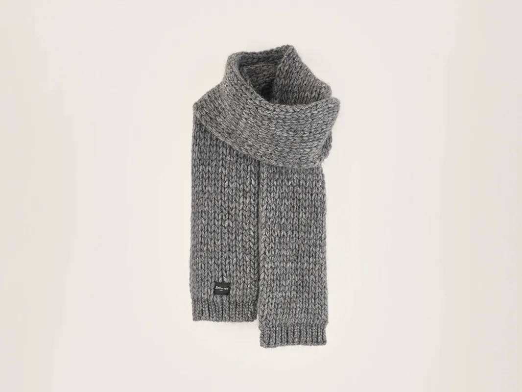 Kou knitted scarf (242 / W / MID GREY) sold by Bellrose