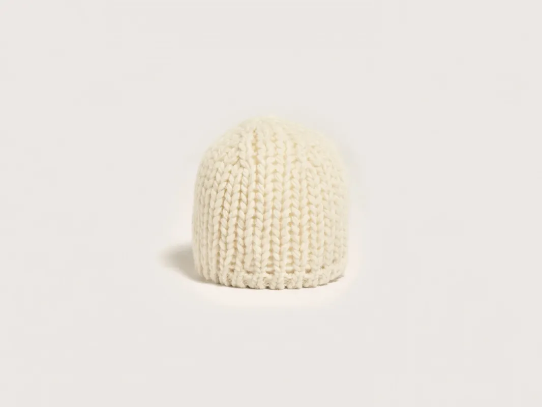 Kouha knitted beanie (242 / W / IVORY) made by Bellerose