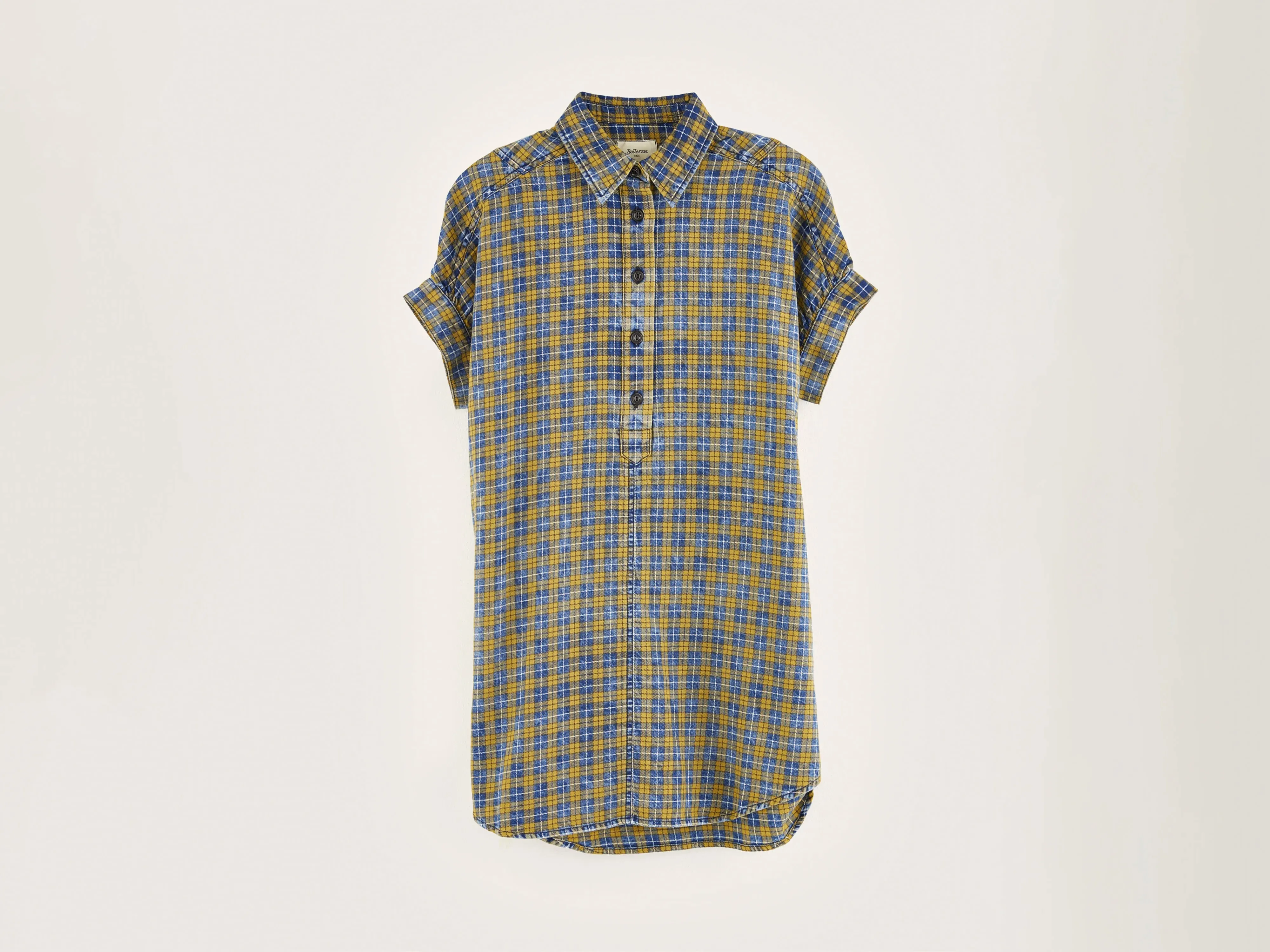 Wicked shirt dress (242 / G / CHECK A) sold by Bellrose