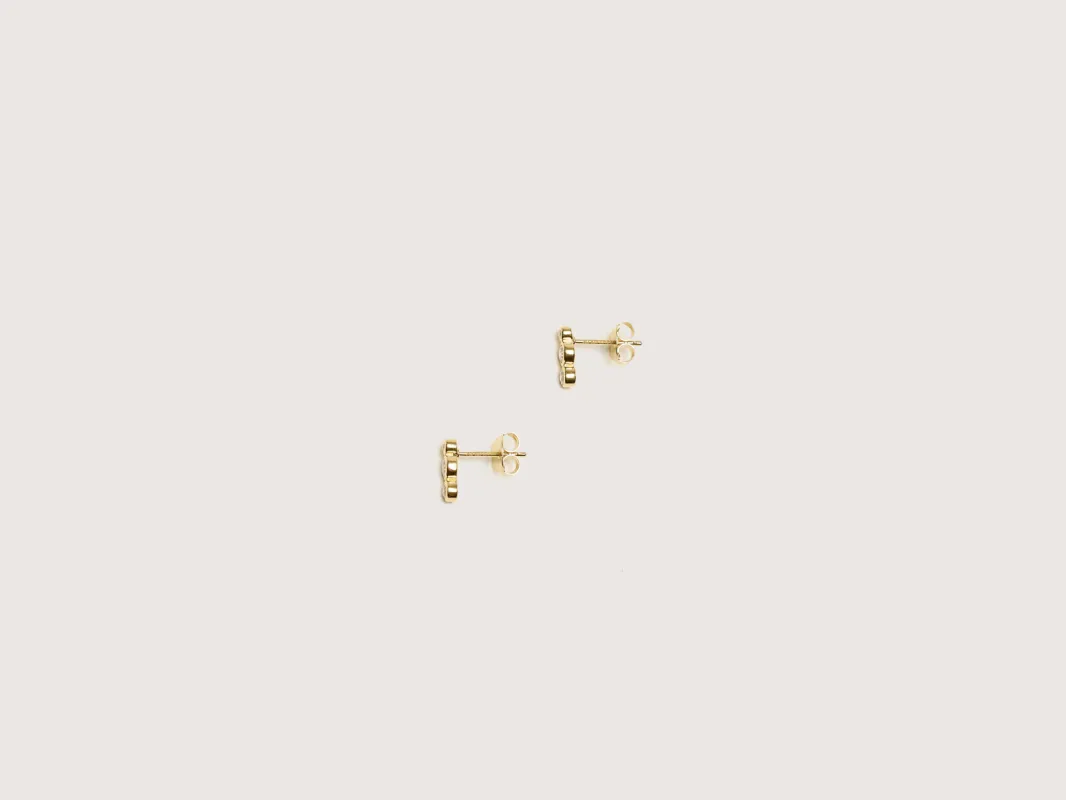 Odile Stud Earrings (251 / W / GOLD) sold by Bellrose