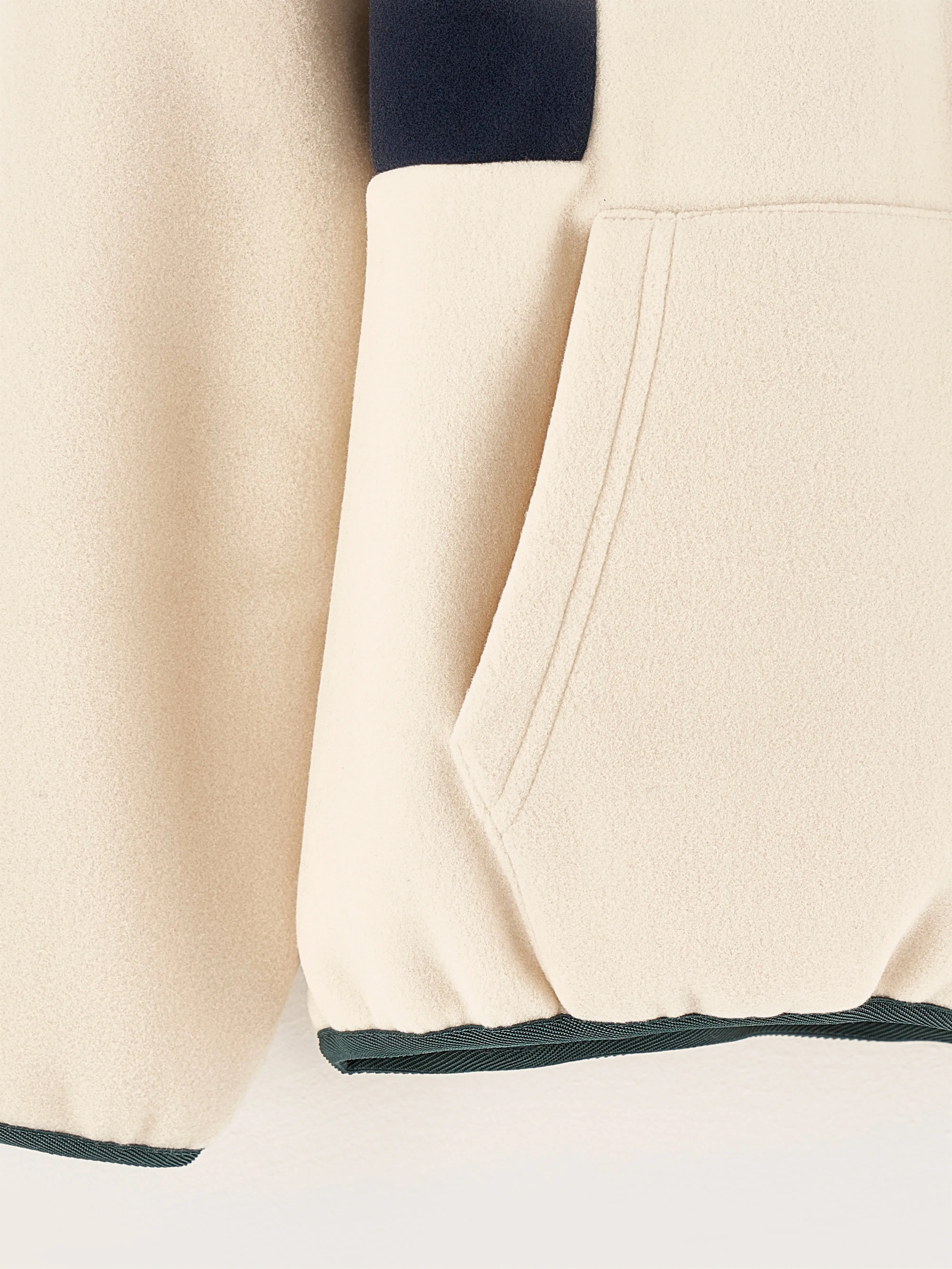 Faris zipped-collar sweatshirt (242 / B / SUGARCANE) sold by Bellrose product image thumbnail 4