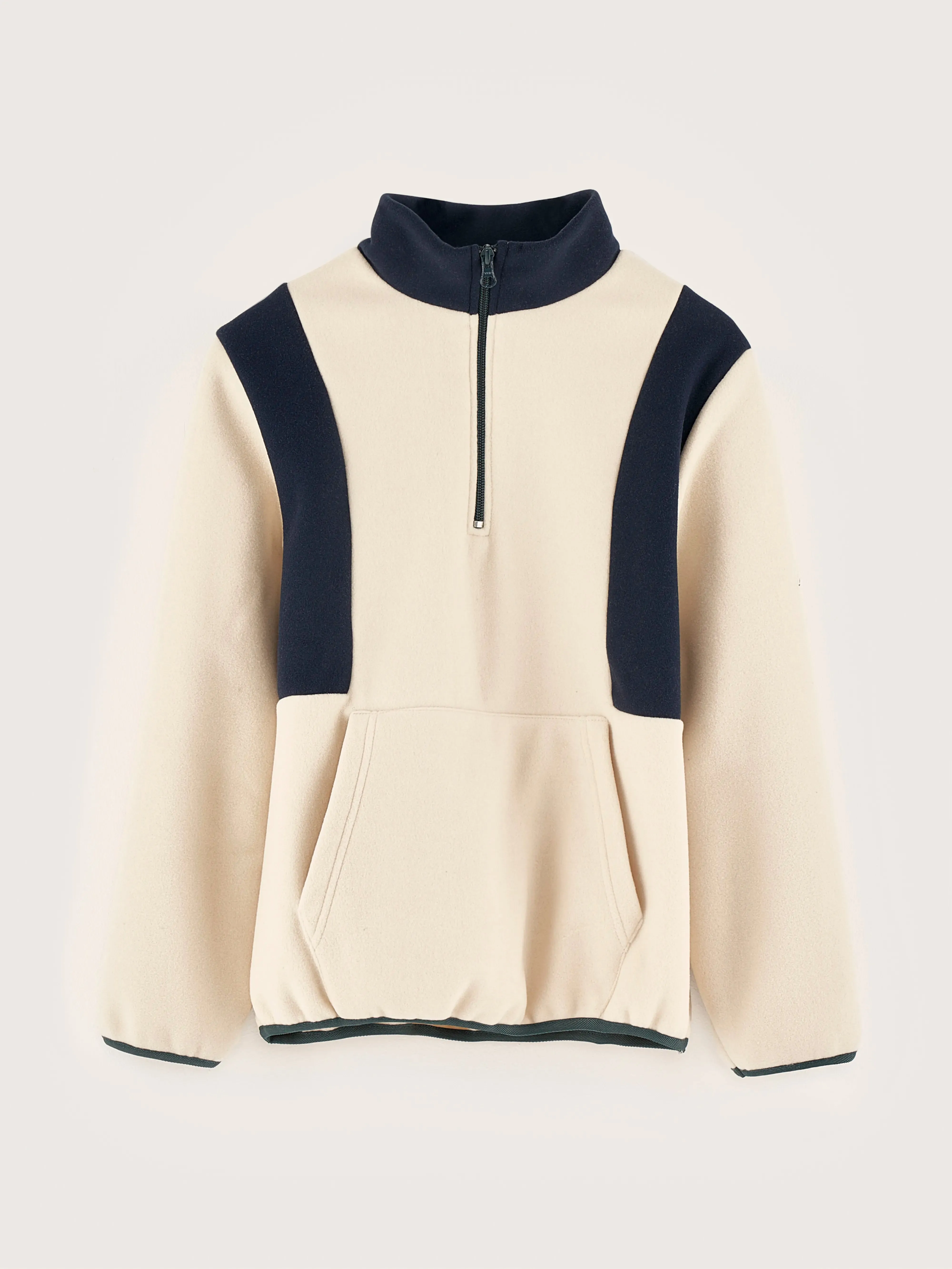 Faris zipped-collar sweatshirt (242 / B / SUGARCANE) sold by Bellrose product image thumbnail 3