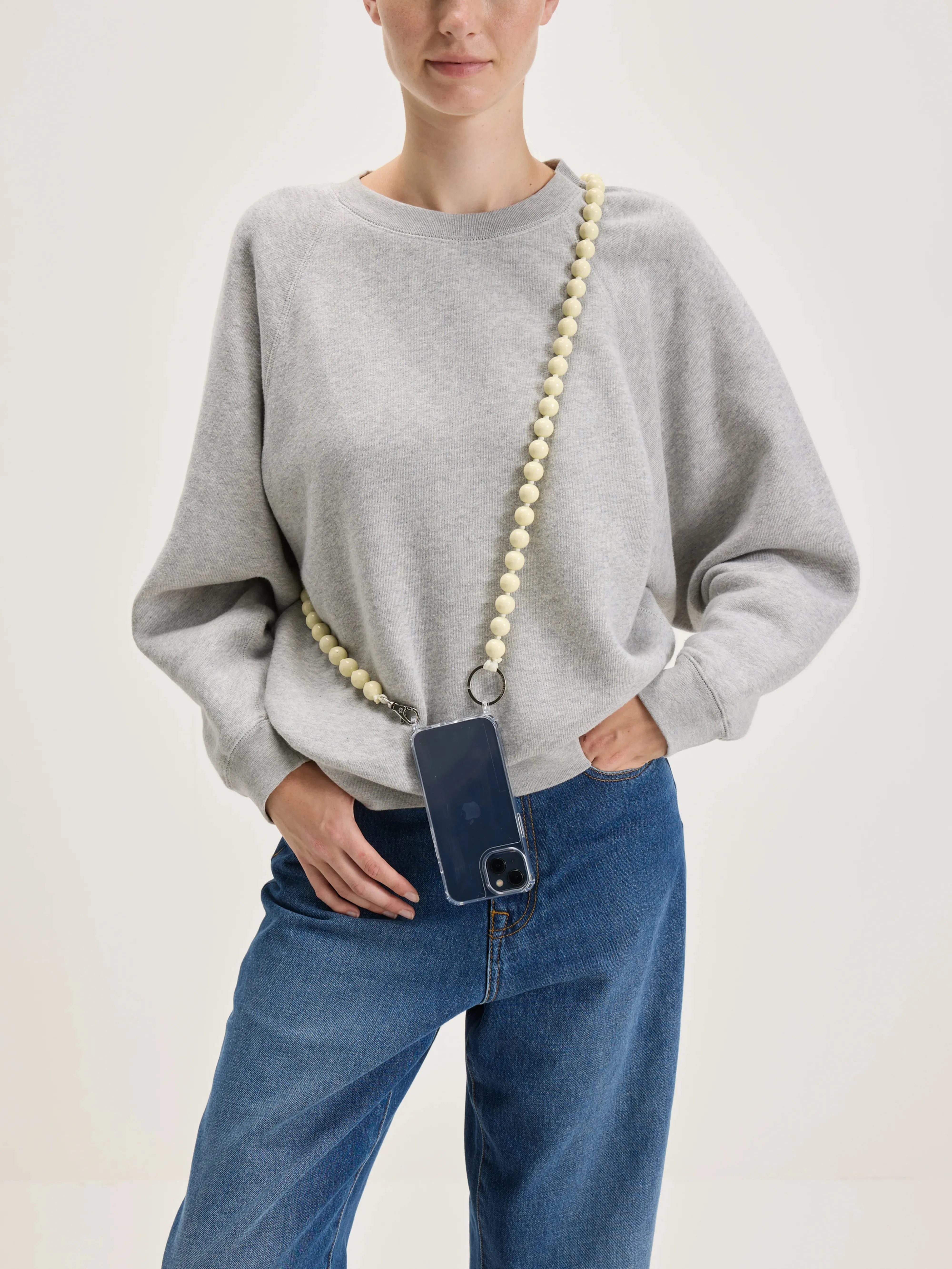 Big Handykette iPhone 14 Necklace (242 / W / OPALE) sold by Bellrose product image thumbnail 3