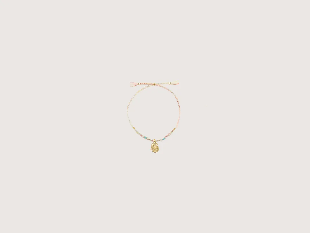 Hamsa Bracelet (242 / W / MULTICOLOR) sold by Bellrose