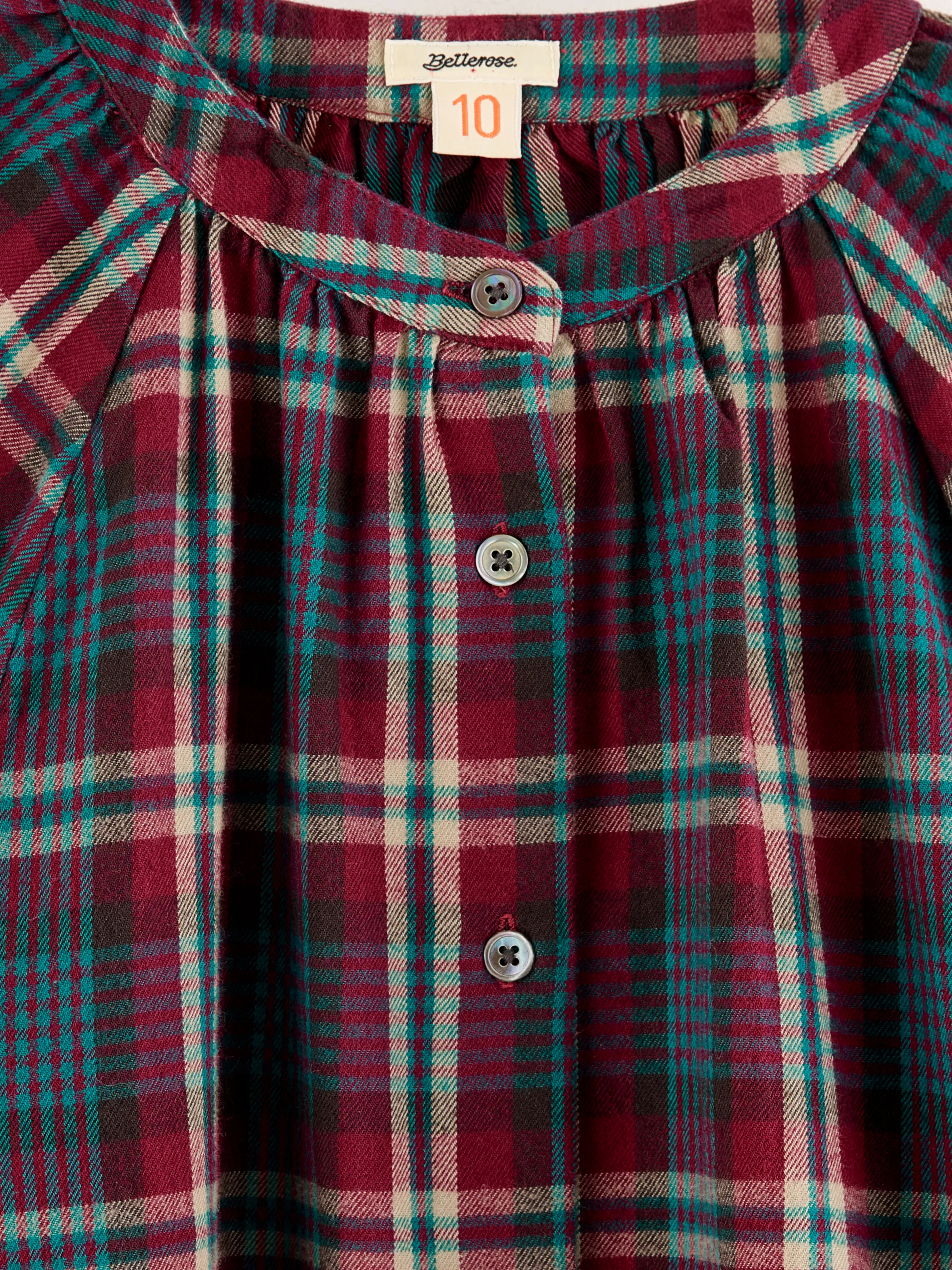 Hasta shirt dress (242 / G / CHECK C) sold by Bellrose product image thumbnail 3