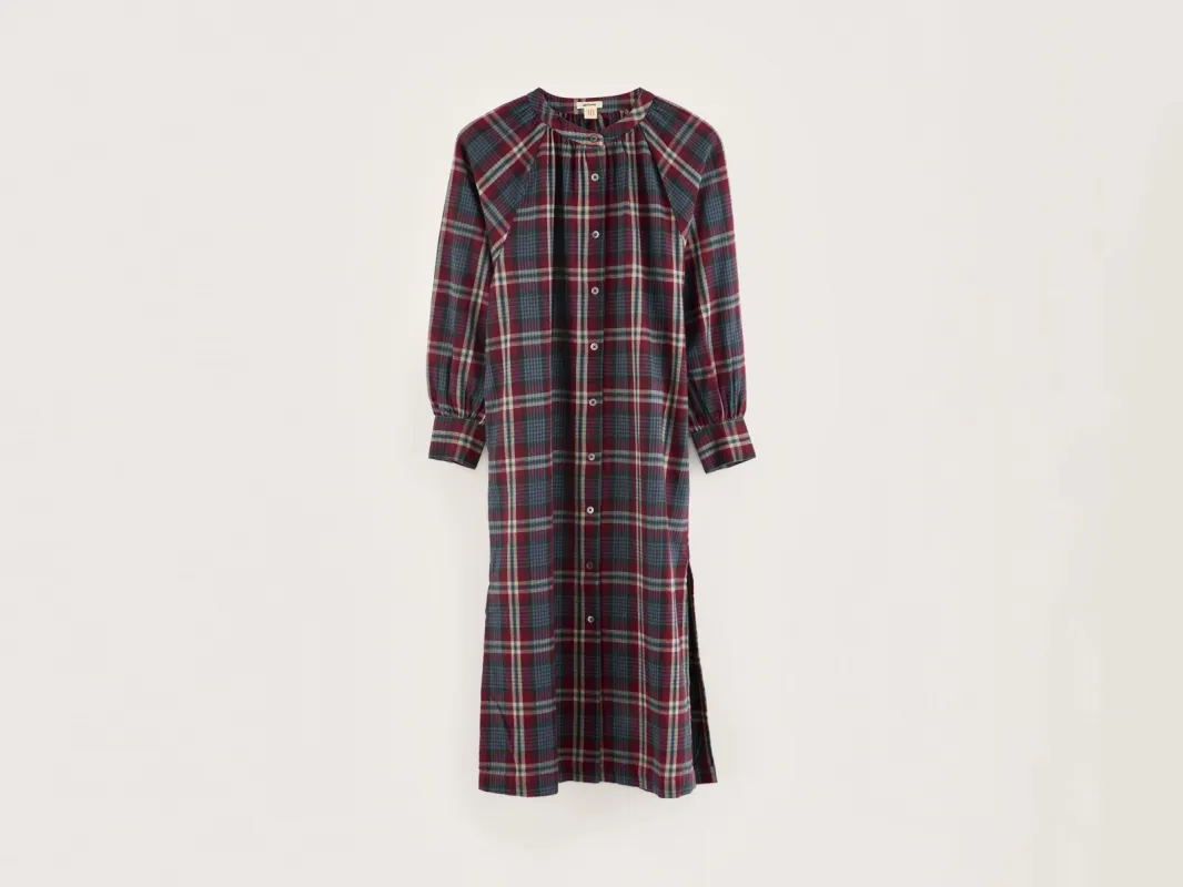 Hasta shirt dress (242 / G / CHECK C) sold by Bellrose