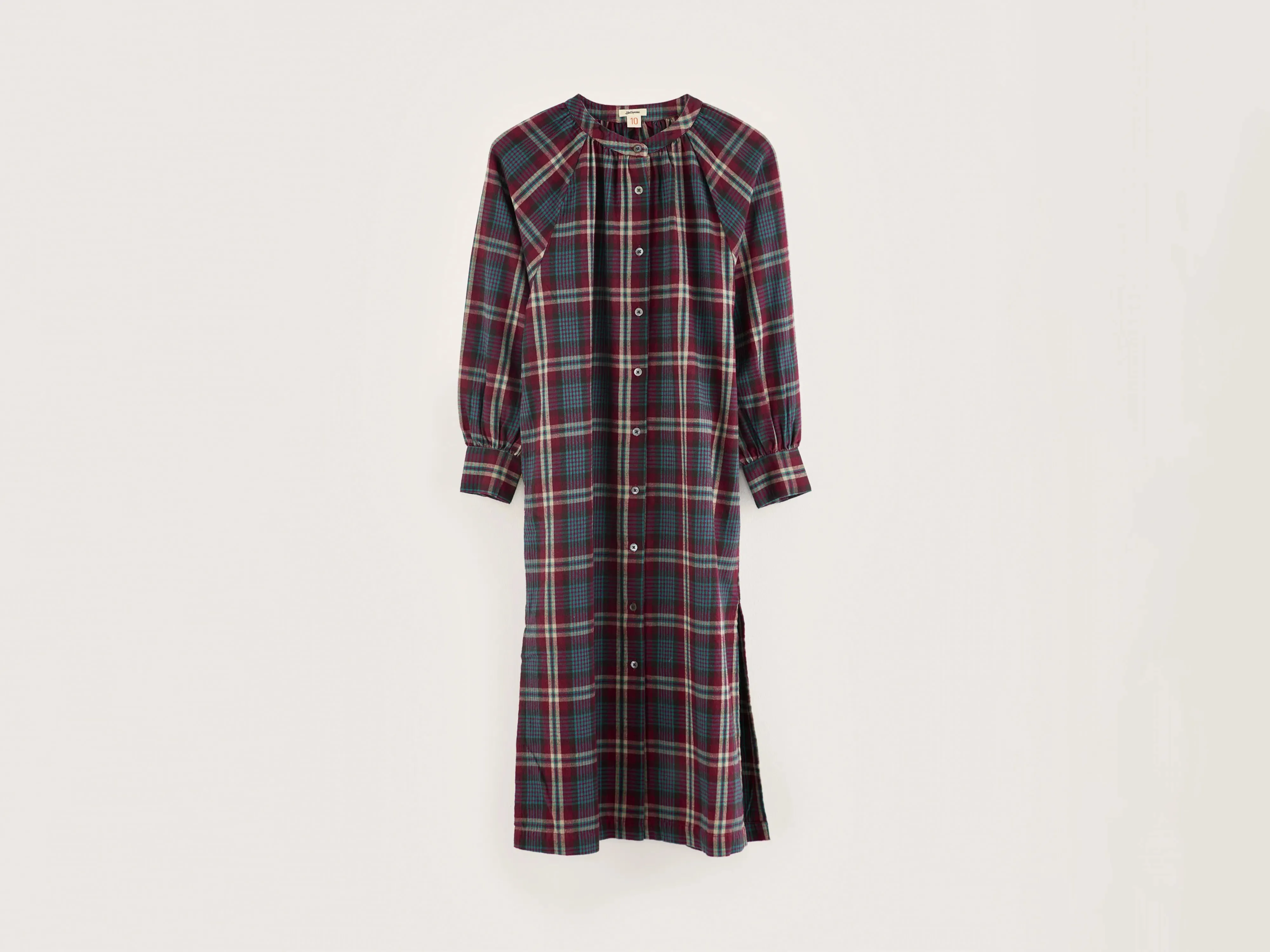 Hasta shirt dress (242 / G / CHECK C) sold by Bellrose