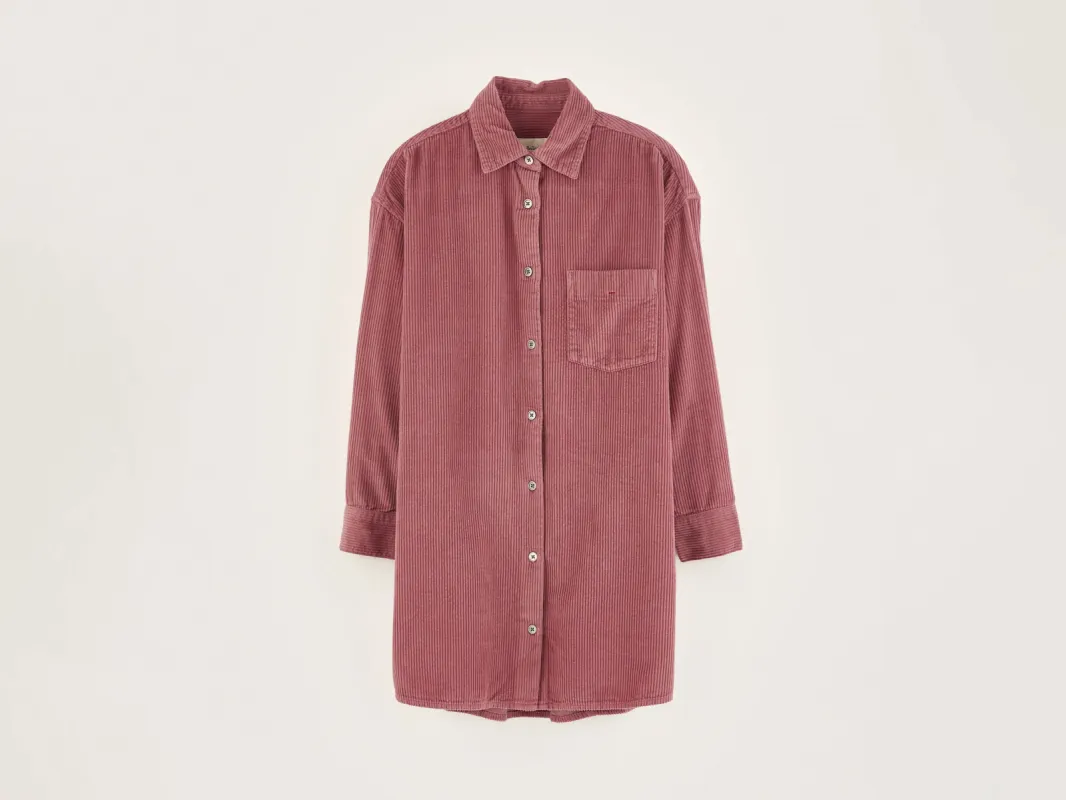 Winnie shirt dress (242 / G / LYCHEE) sold by Bellrose