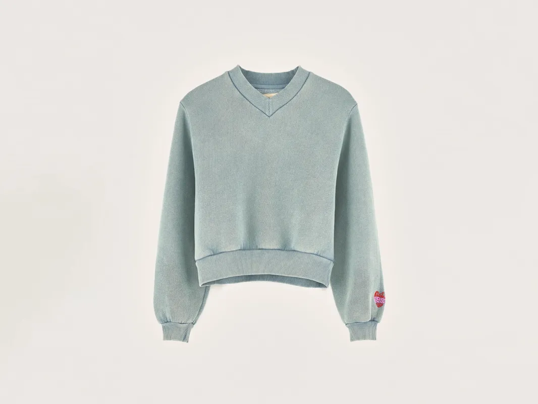 Febie v-neck sweatshirt (242 / G / HYDRO) sold by Bellrose