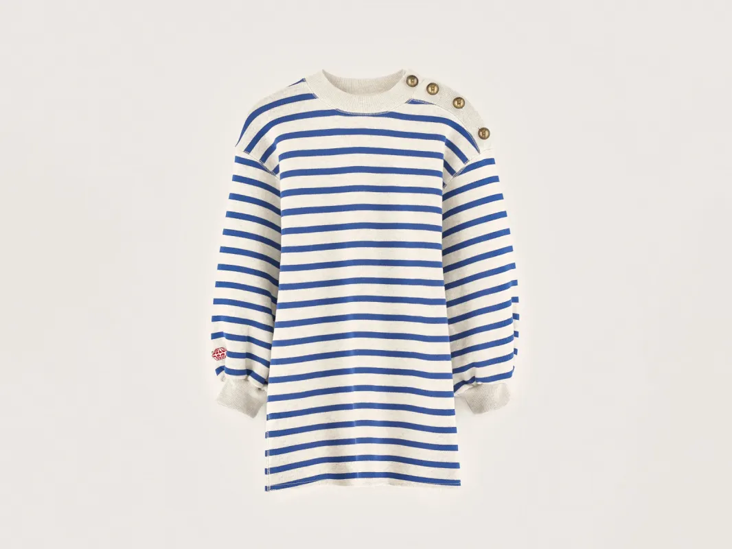 Francy sweatshirt dress (242 / G / STRIPE A) sold by Bellrose