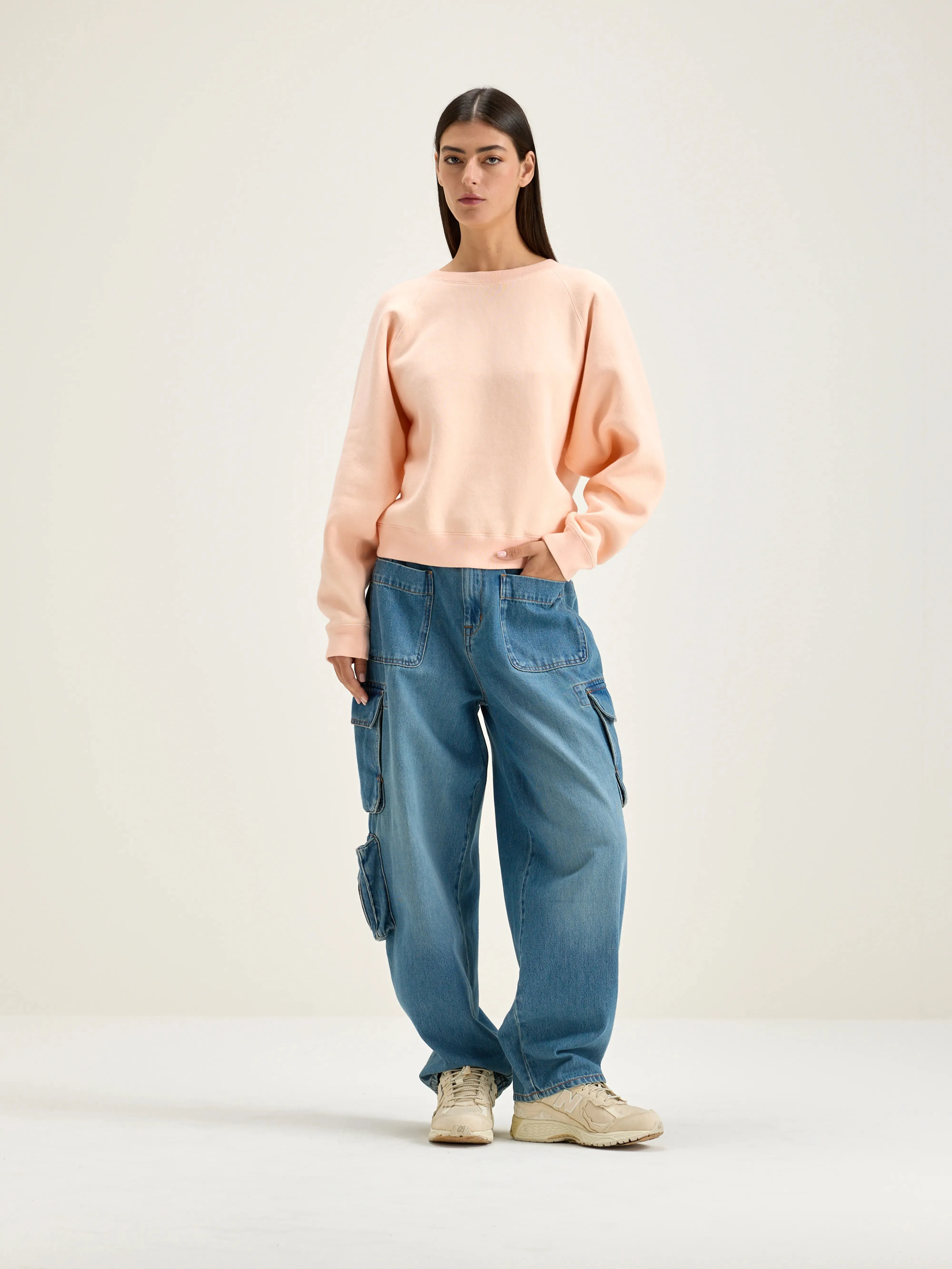 Fella relaxed sweatshirt (242 / W / LIGHT ROSE) sold by Bellrose product image thumbnail 3
