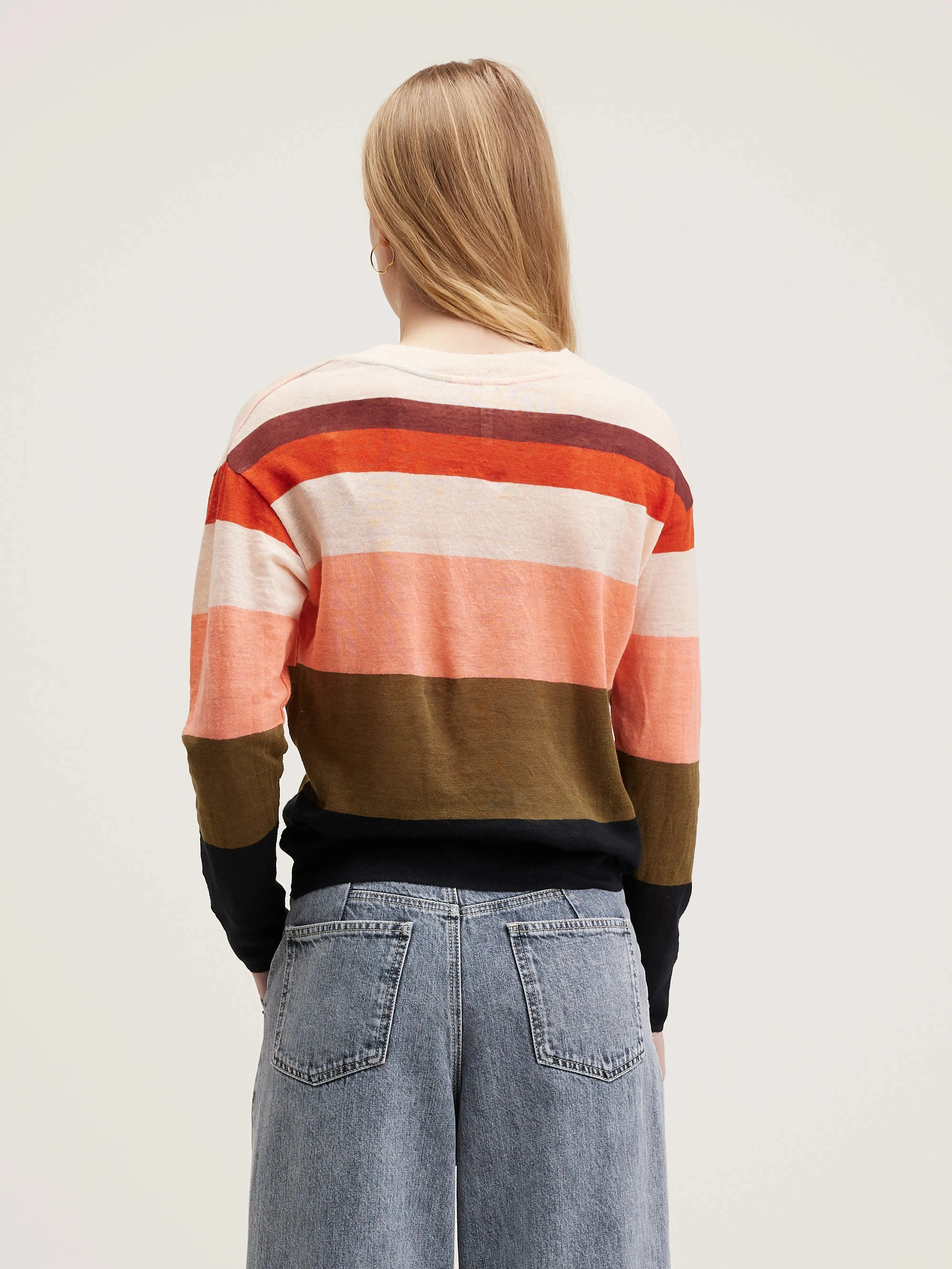 Senia relaxed t-shirt (242 / W / STRIPE B) sold by Bellrose product image thumbnail 4