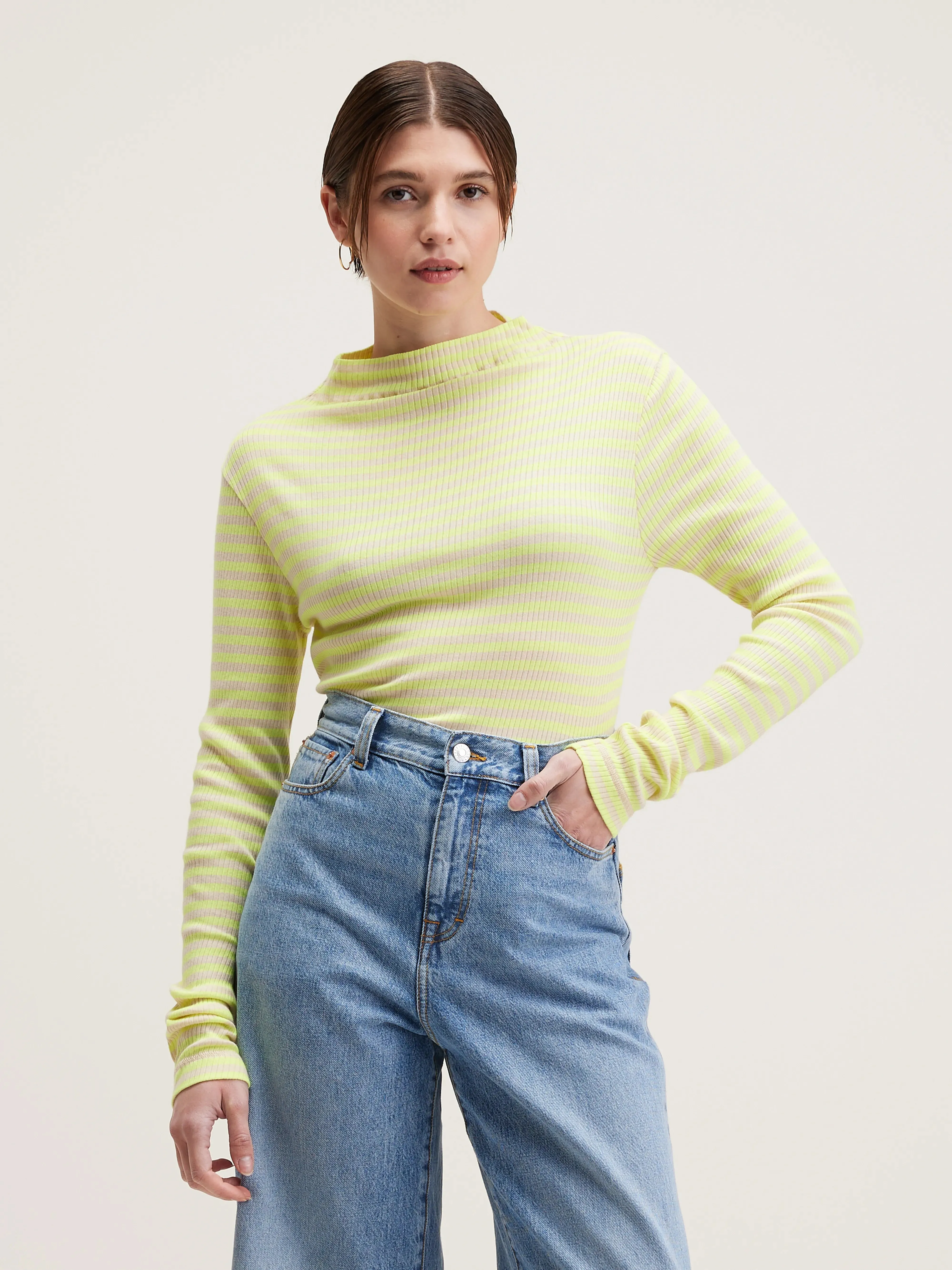 Viory slim t-shirt (242 / W / STRIPE A) sold by Bellrose product image thumbnail 2