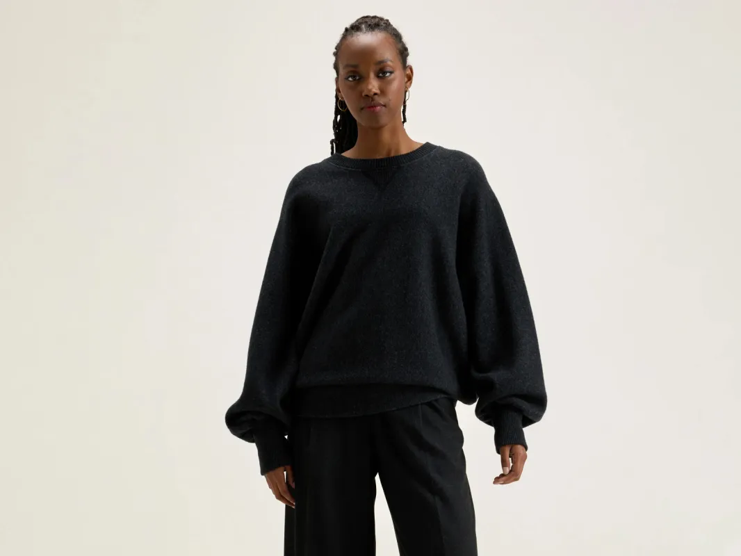 Milos crew-neck sweatshirt (242 / W / OFF BLACK) sold by Bellrose