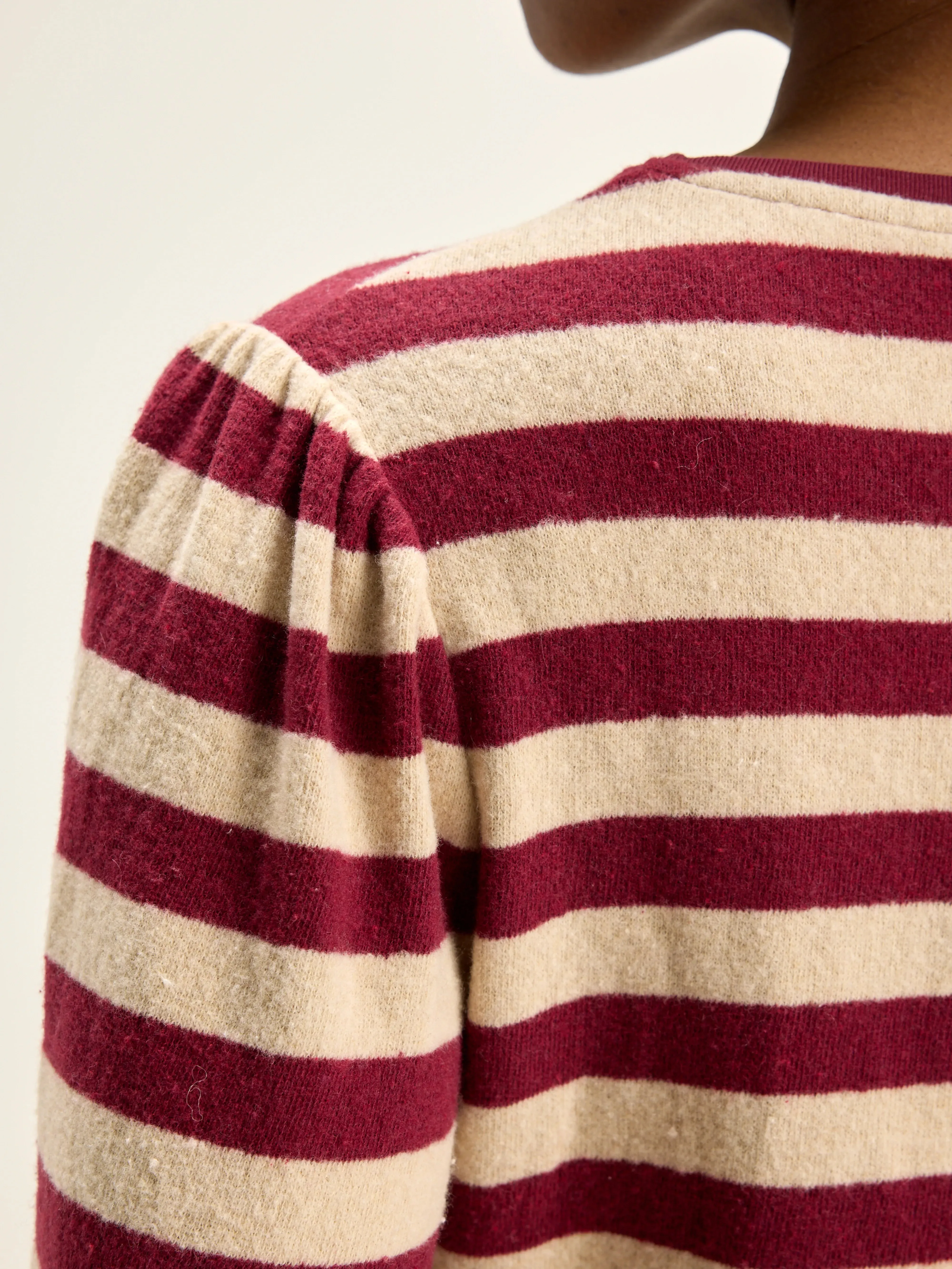 Vidoum puffed-sleeve t-shirt (242 / W / STRIPE D) sold by Bellrose product image thumbnail 5