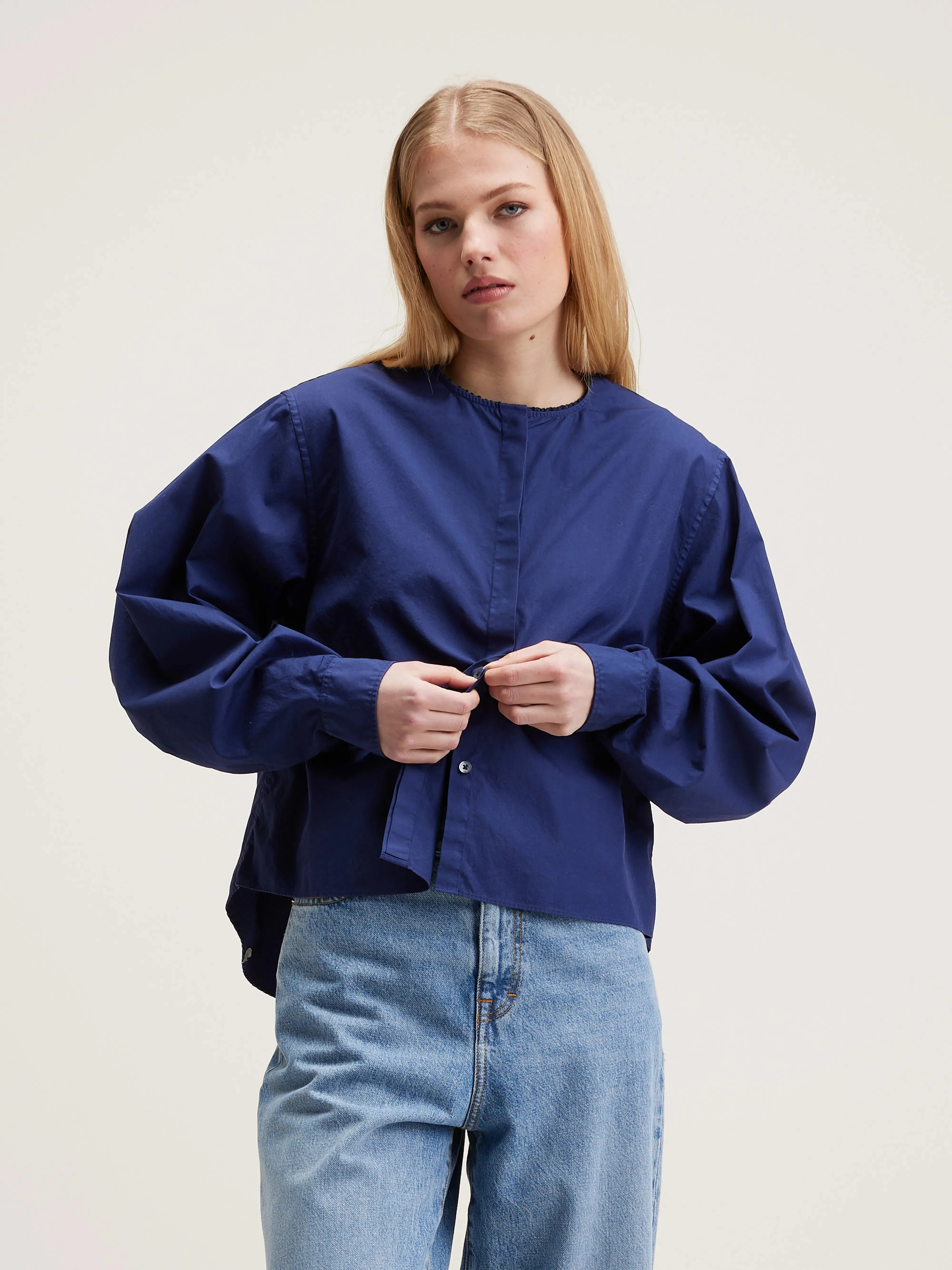 Galaxy poplin shirt (242 / W / NAVAL) sold by Bellrose product image thumbnail 2