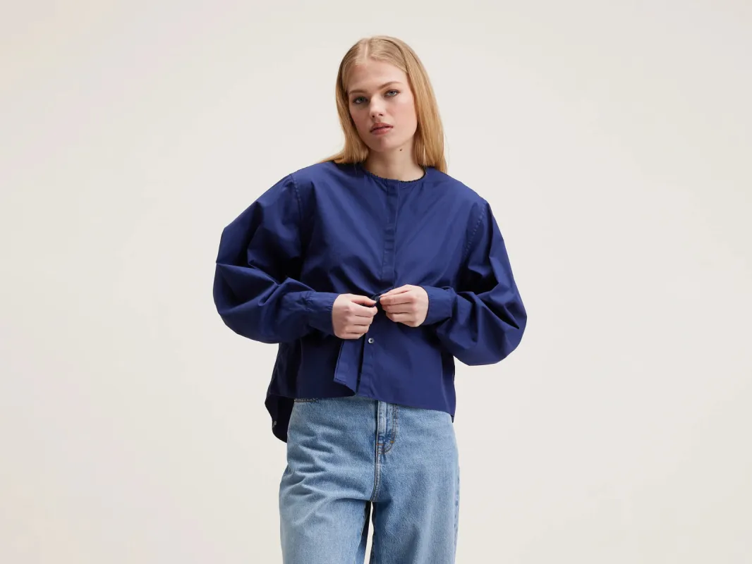 Galaxy poplin shirt (242 / W / NAVAL) sold by Bellrose