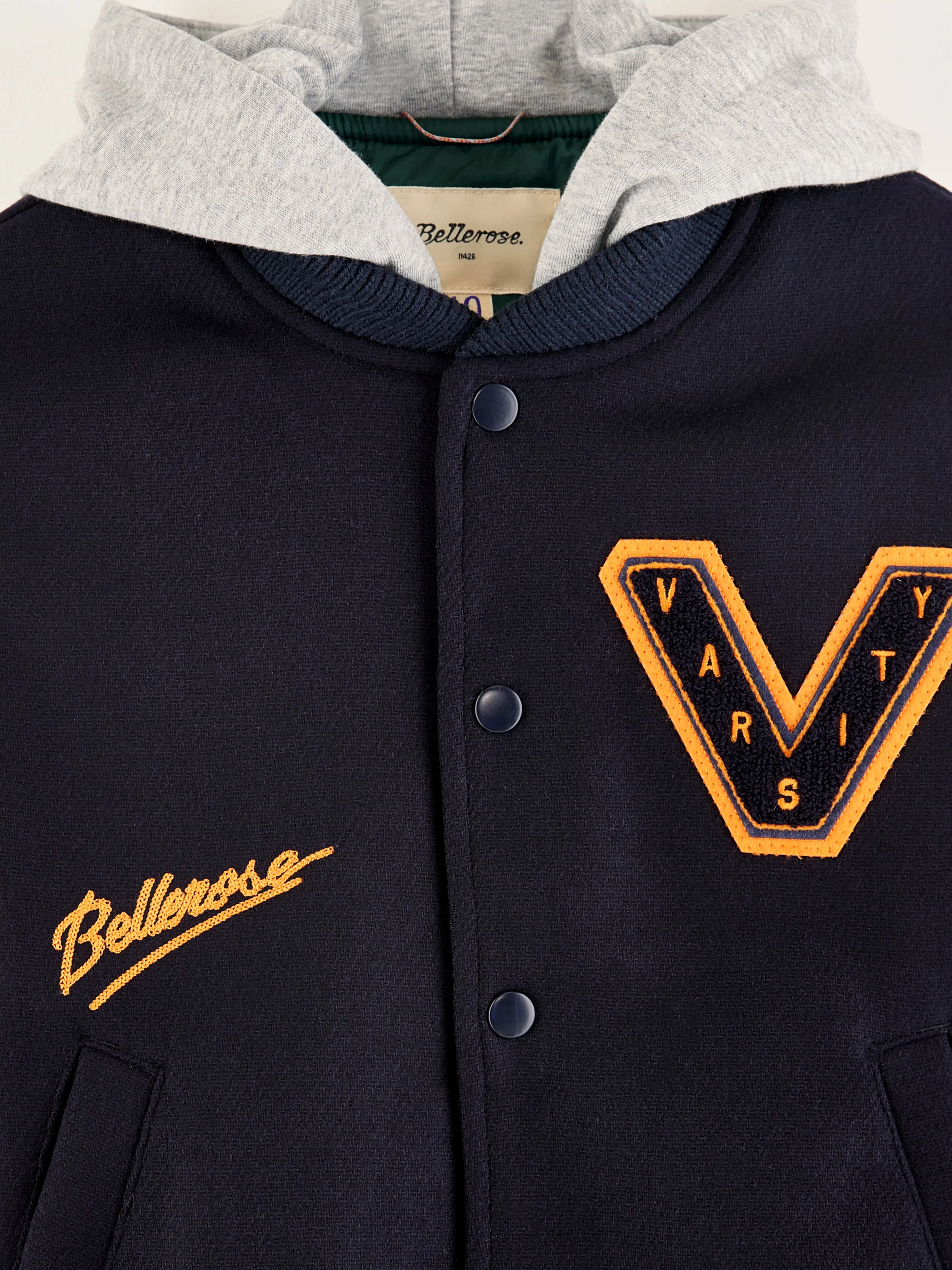 Ricci varsity jacket (242 / B / DEEP WELL) sold by Bellrose product image thumbnail 4