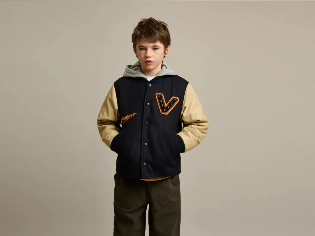 Ricci varsity jacket   (242 / B / DEEP WELL) made by Bellerose