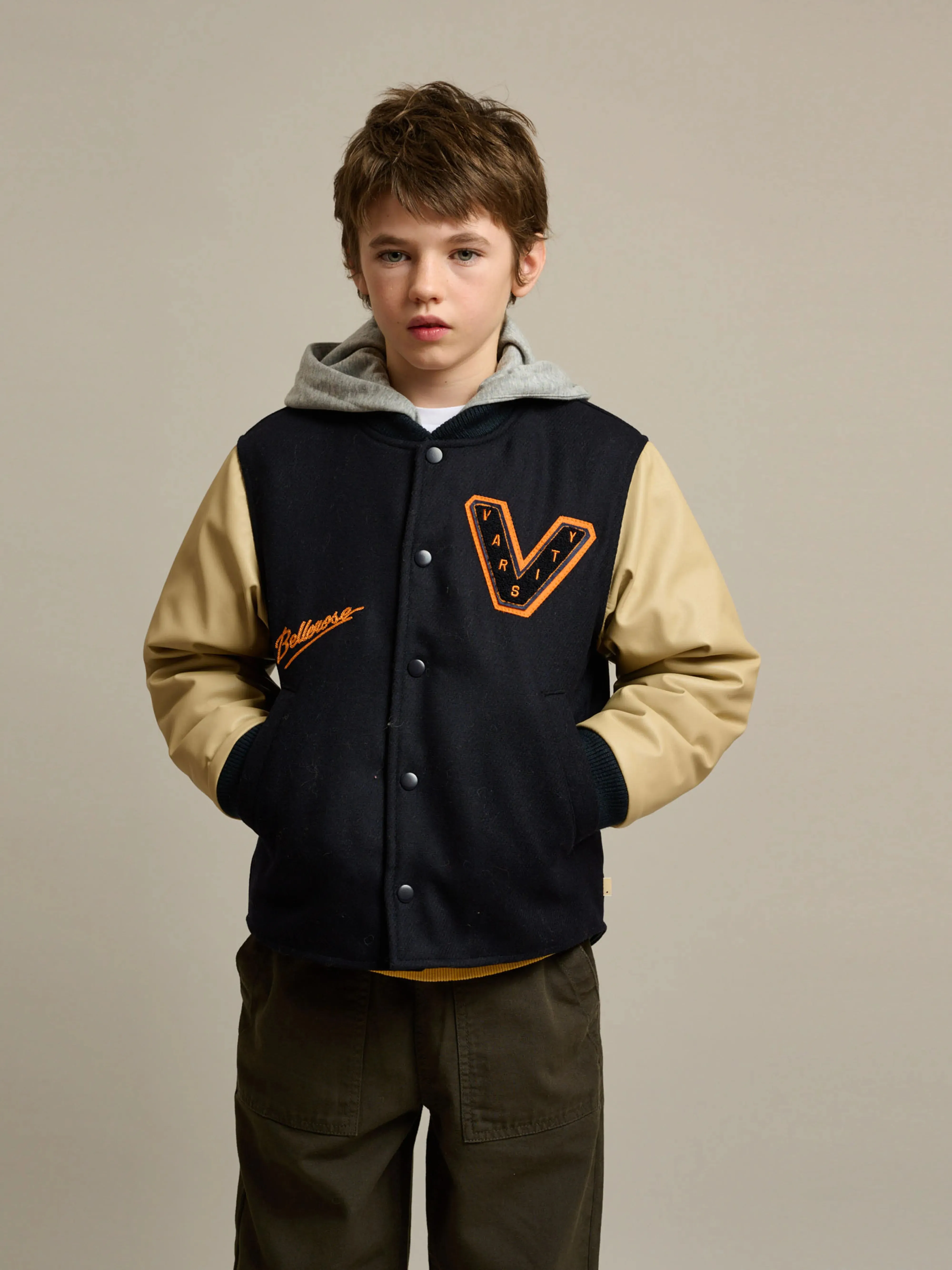 Ricci varsity jacket (242 / B / DEEP WELL) sold by Bellrose product image thumbnail 2