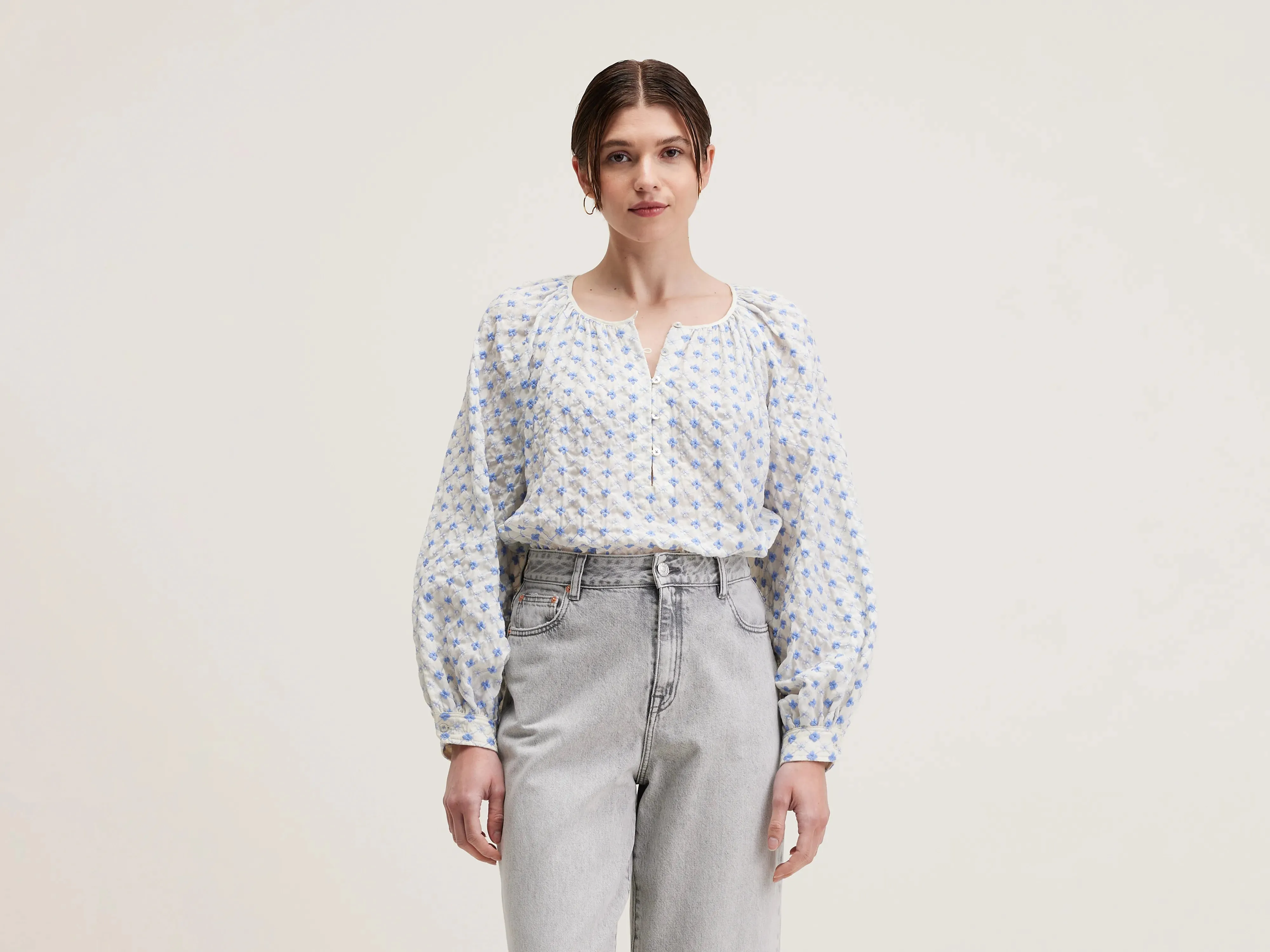 Haiti romantic blouse (242 / W / COMBO A) sold by Bellrose