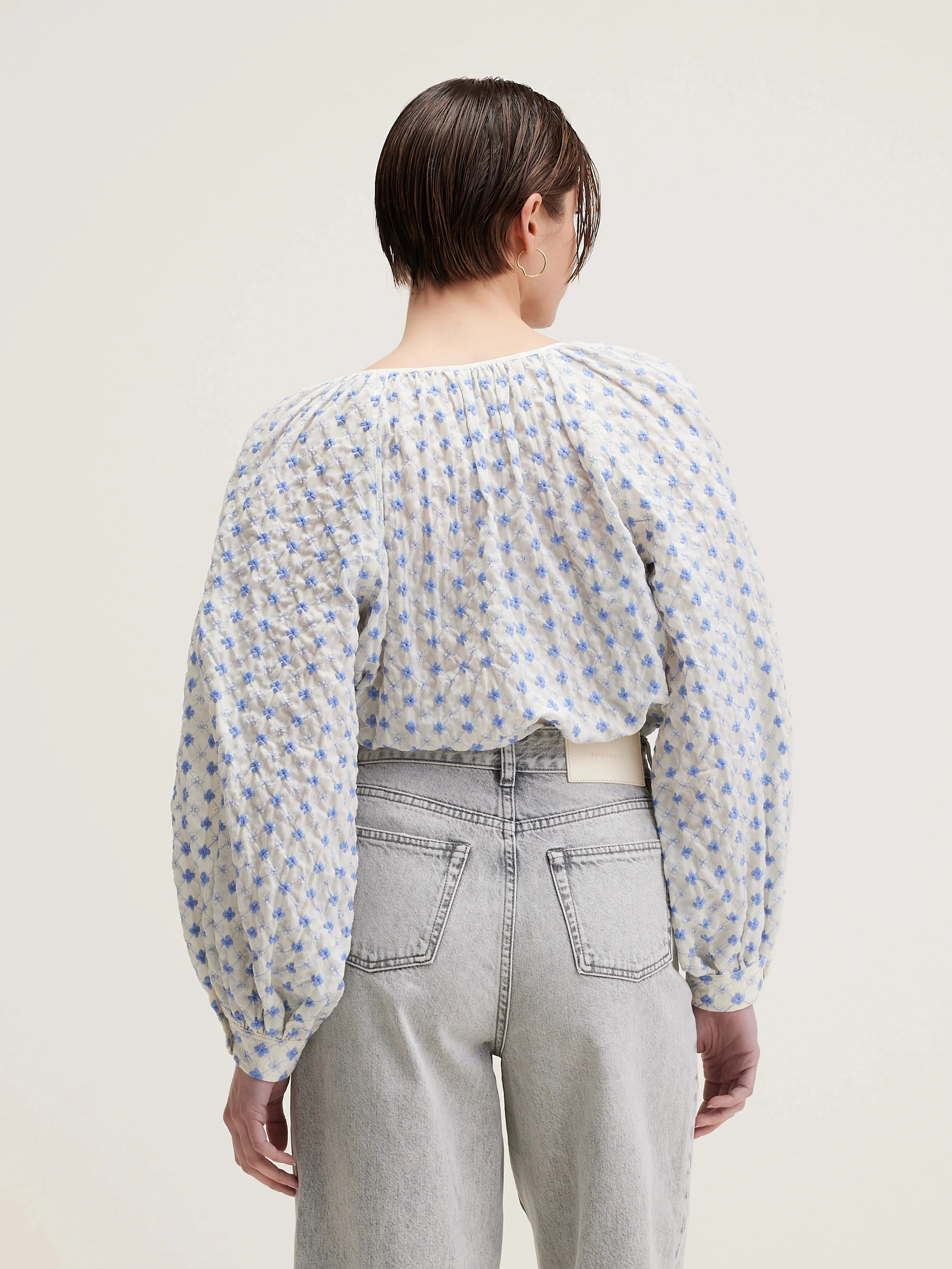 Haiti romantic blouse (242 / W / COMBO A) sold by Bellrose product image thumbnail 4