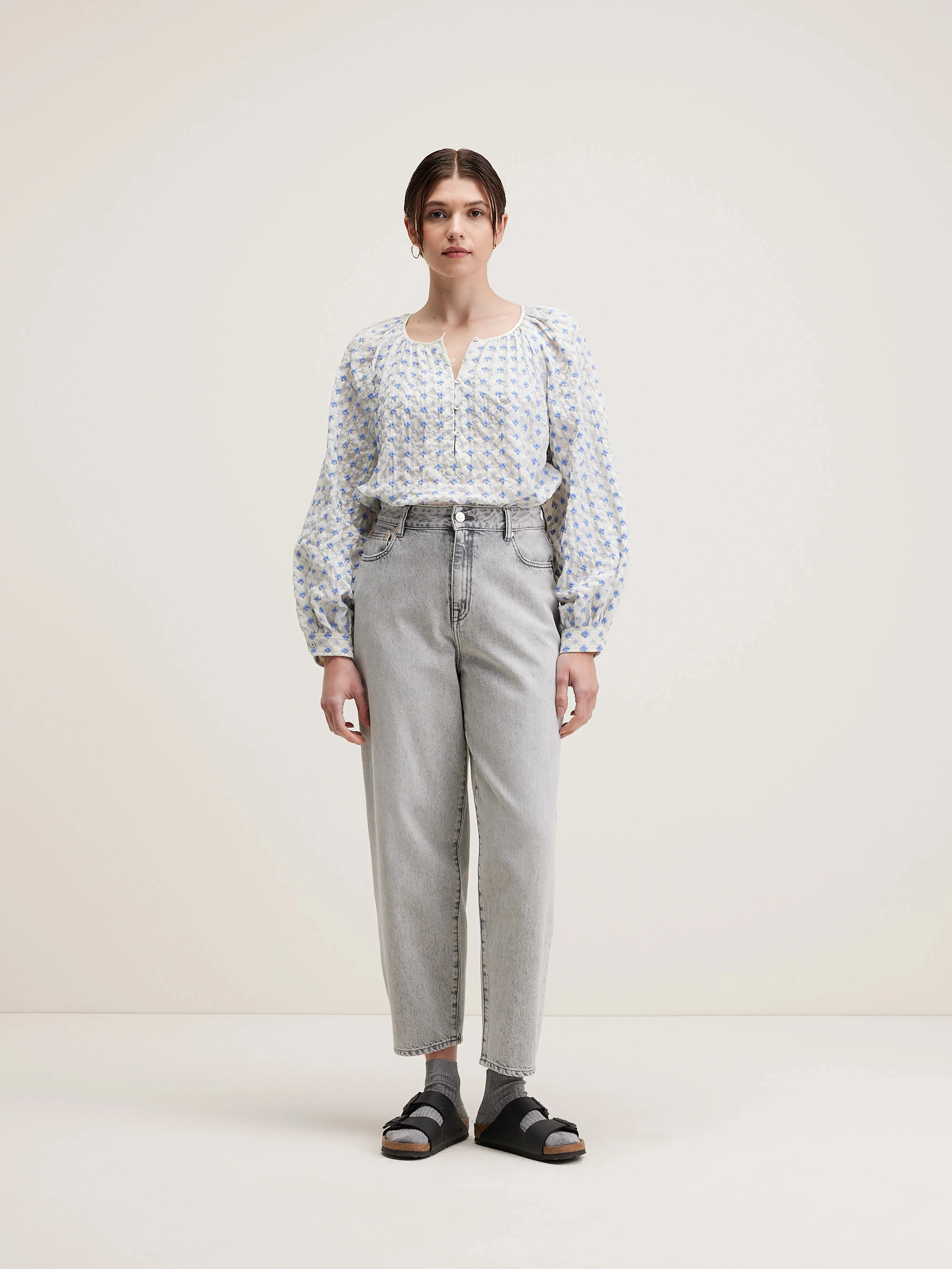 Haiti romantic blouse (242 / W / COMBO A) sold by Bellrose product image thumbnail 3