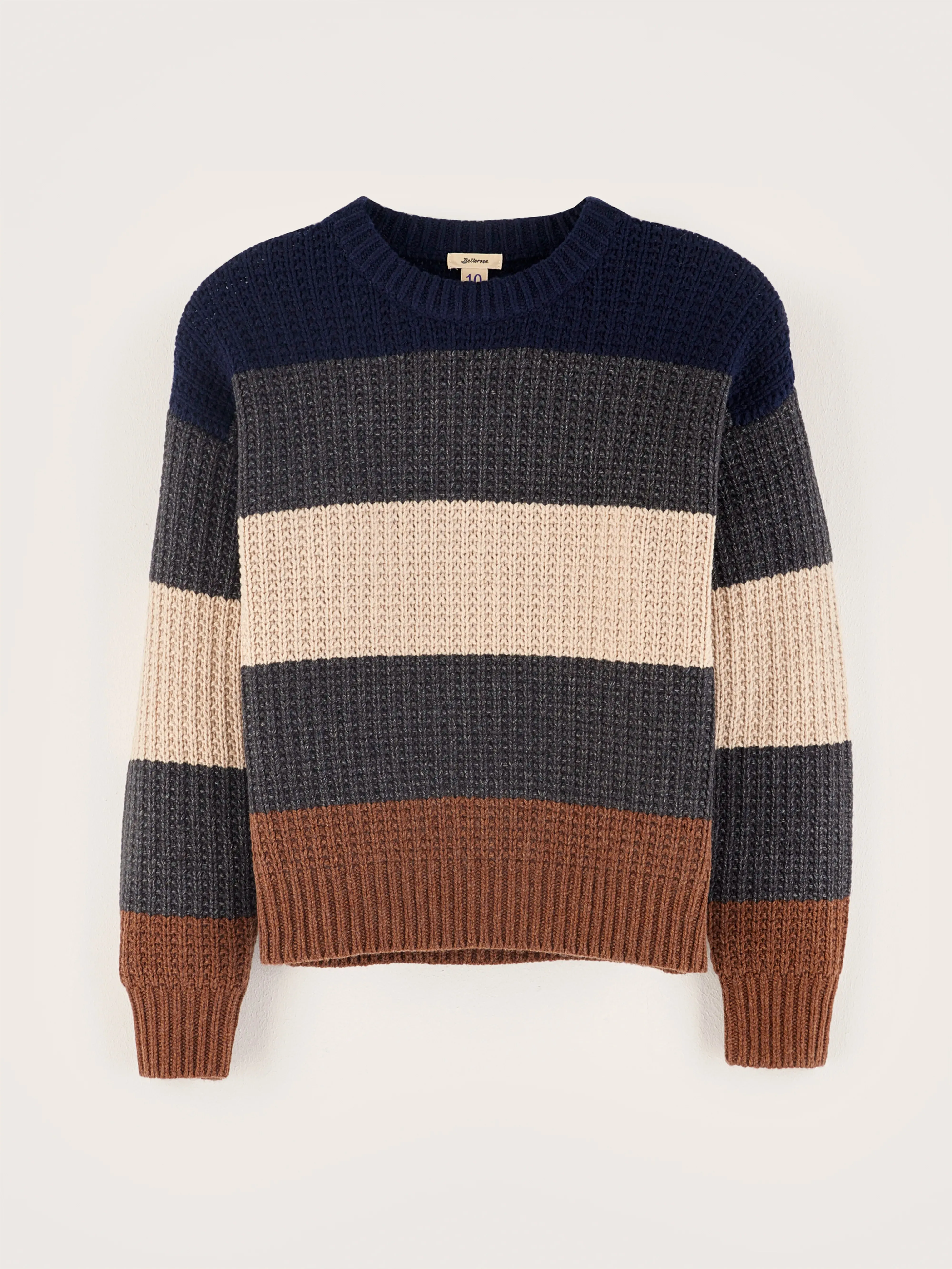 Giman crew-neck sweater (242 / B / STRIPE A) sold by Bellrose product image thumbnail 3