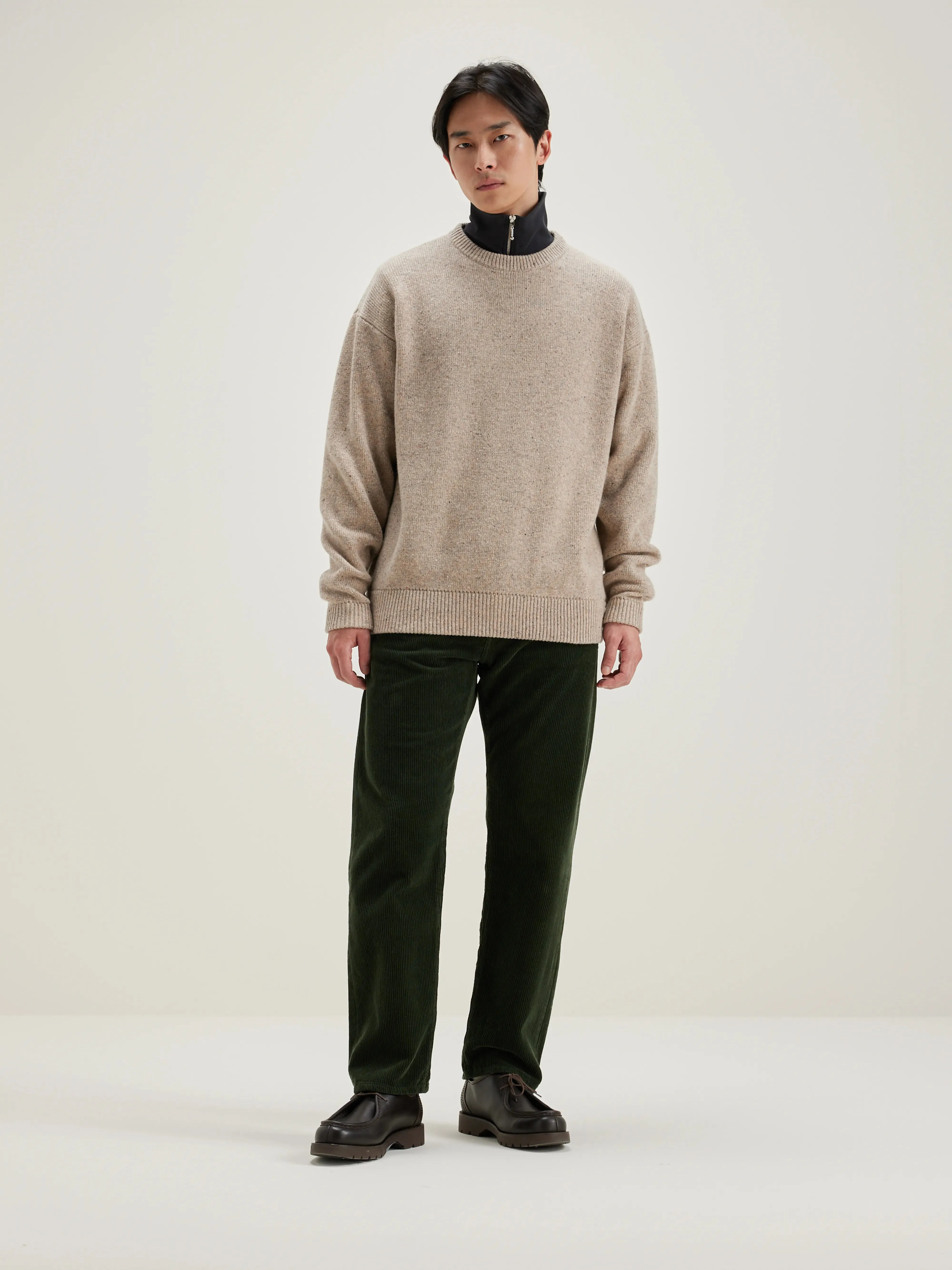 Gatem crew-neck sweater (242 / M / OATMEAL) sold by Bellrose product image thumbnail 3