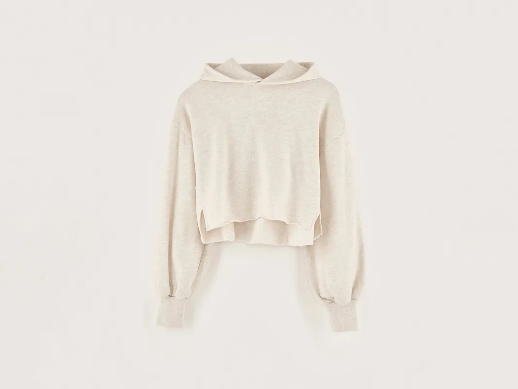 Felico cropped hoodie (242 / G / SUGARCANE) sold by Bellrose