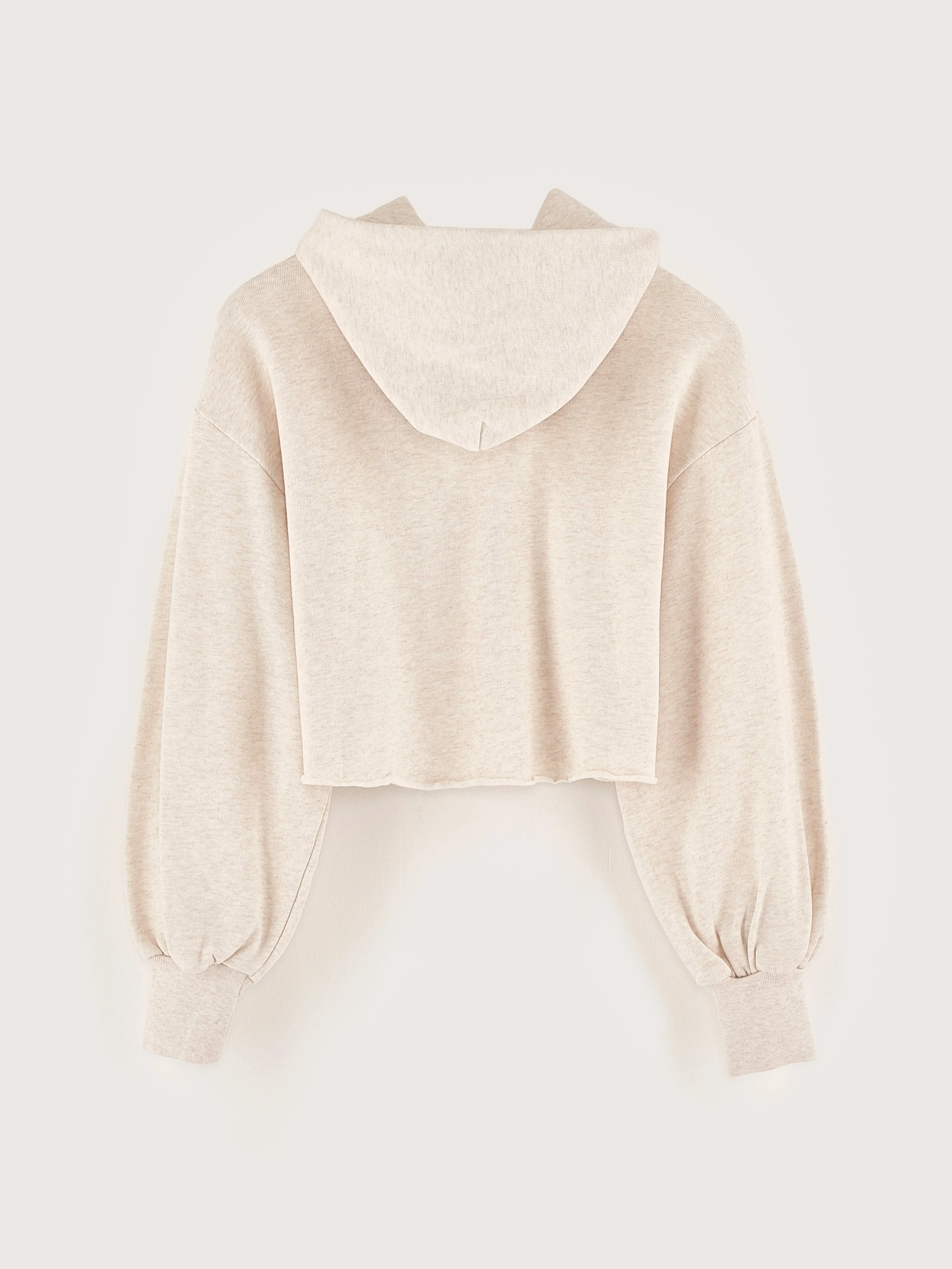 Felico cropped hoodie (242 / G / SUGARCANE) sold by Bellrose product image thumbnail 4