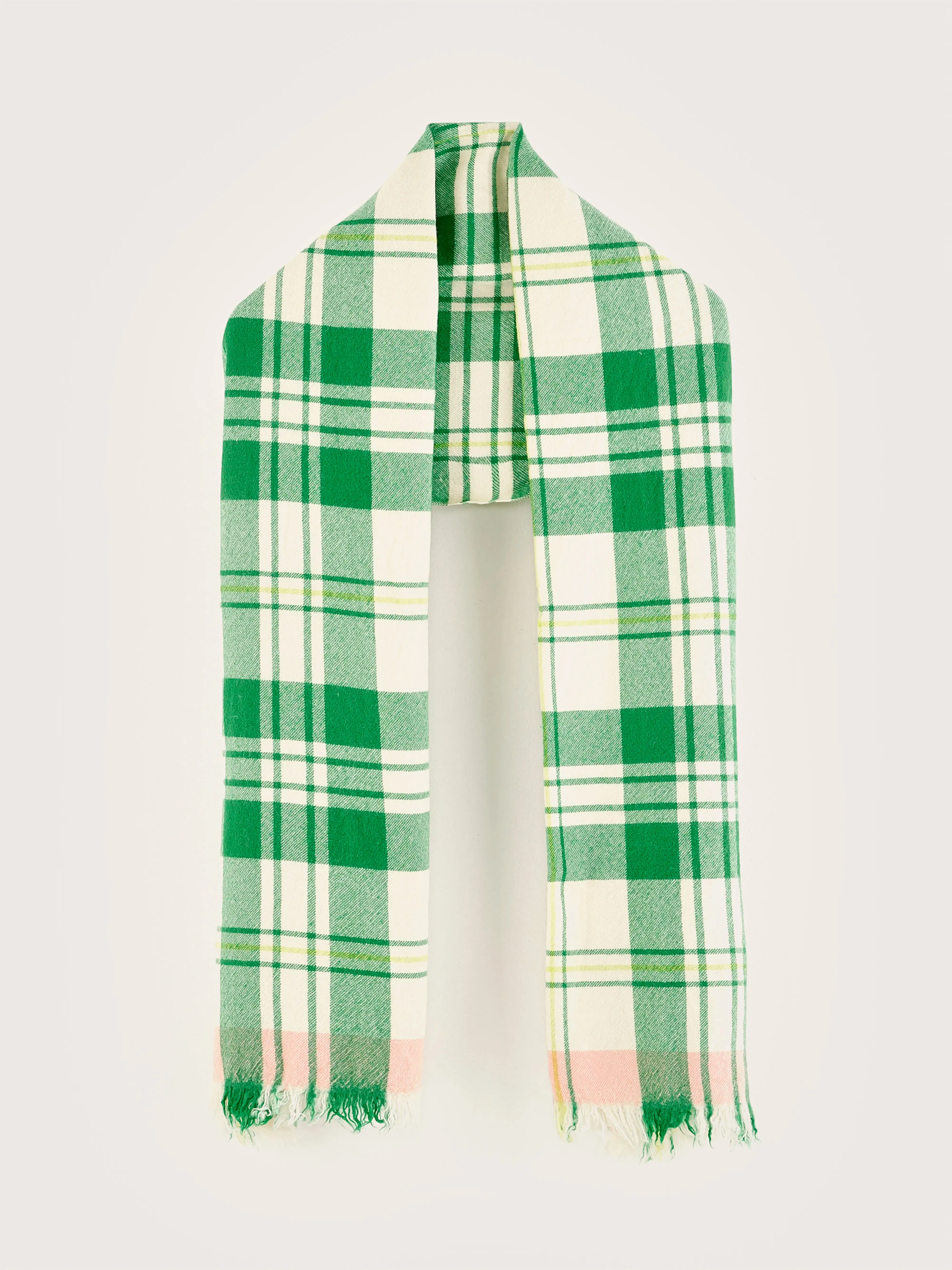 Side checked scarf (242 / W / CHECK F) sold by Bellrose product image thumbnail 4