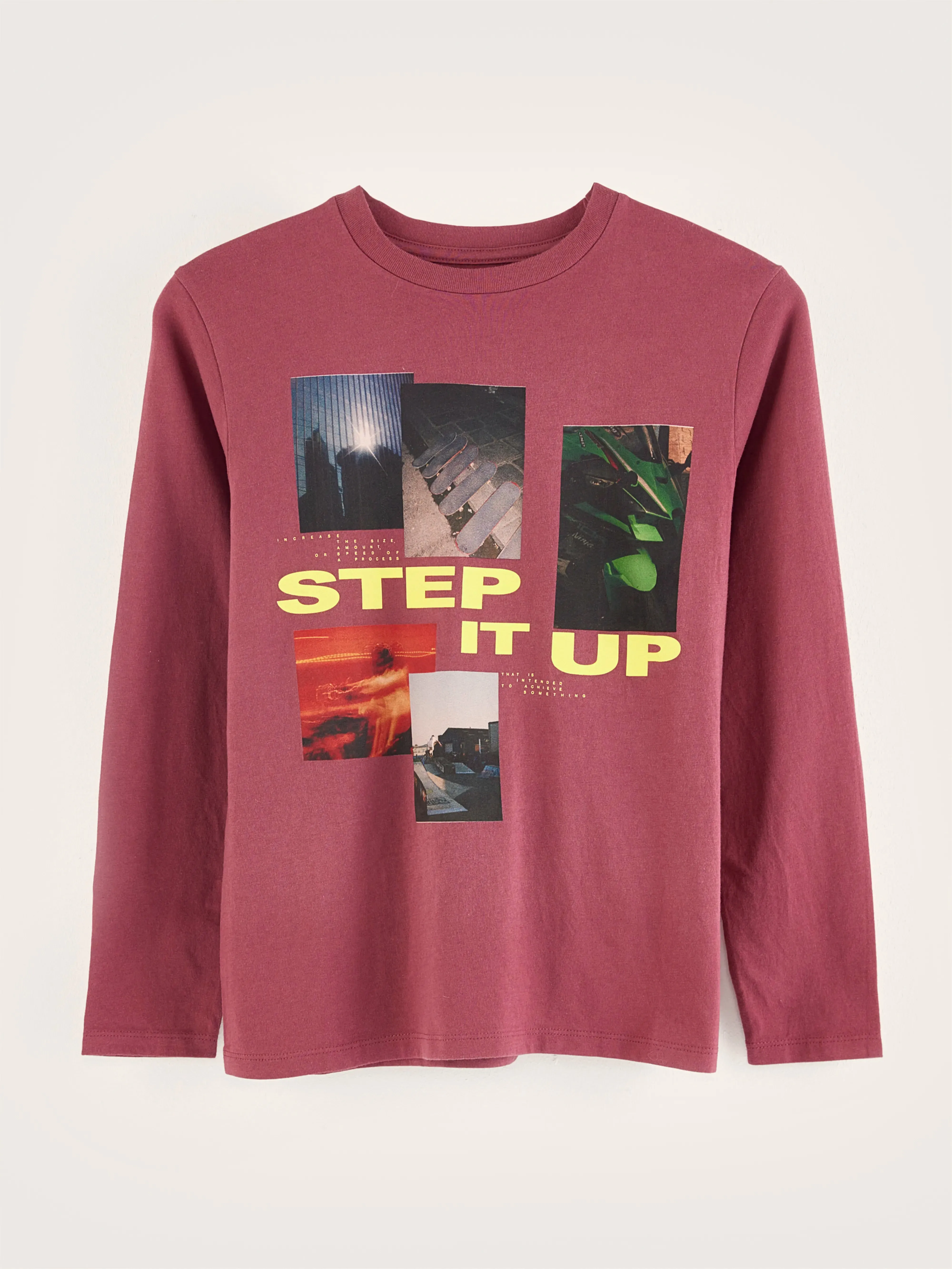 Kenno long-sleeve t-shirt (242 / B / LYCHEE) sold by Bellrose product image thumbnail 2