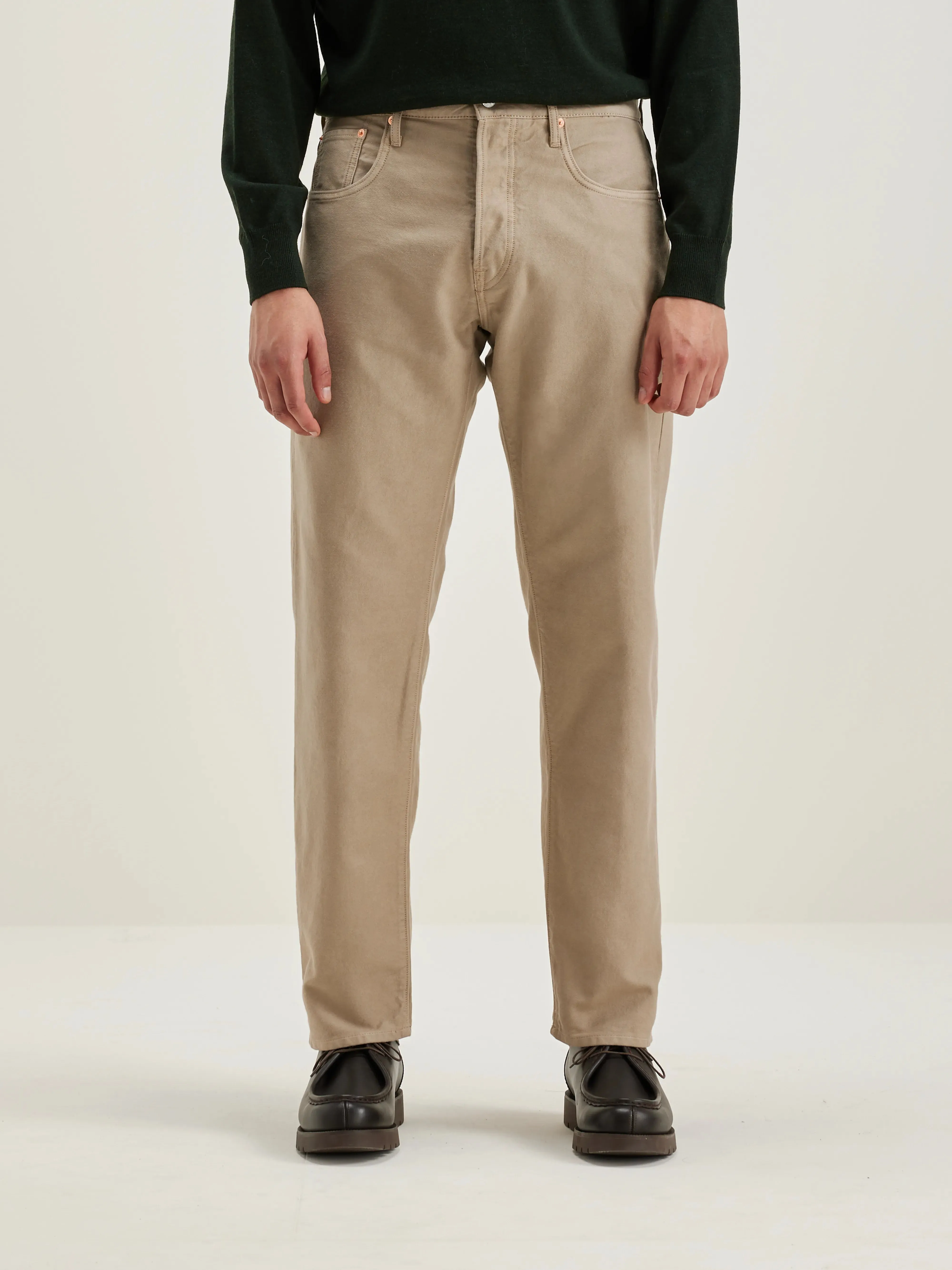 Percy dad-style trousers (242 / M / WOLF) sold by Bellrose product image thumbnail 2