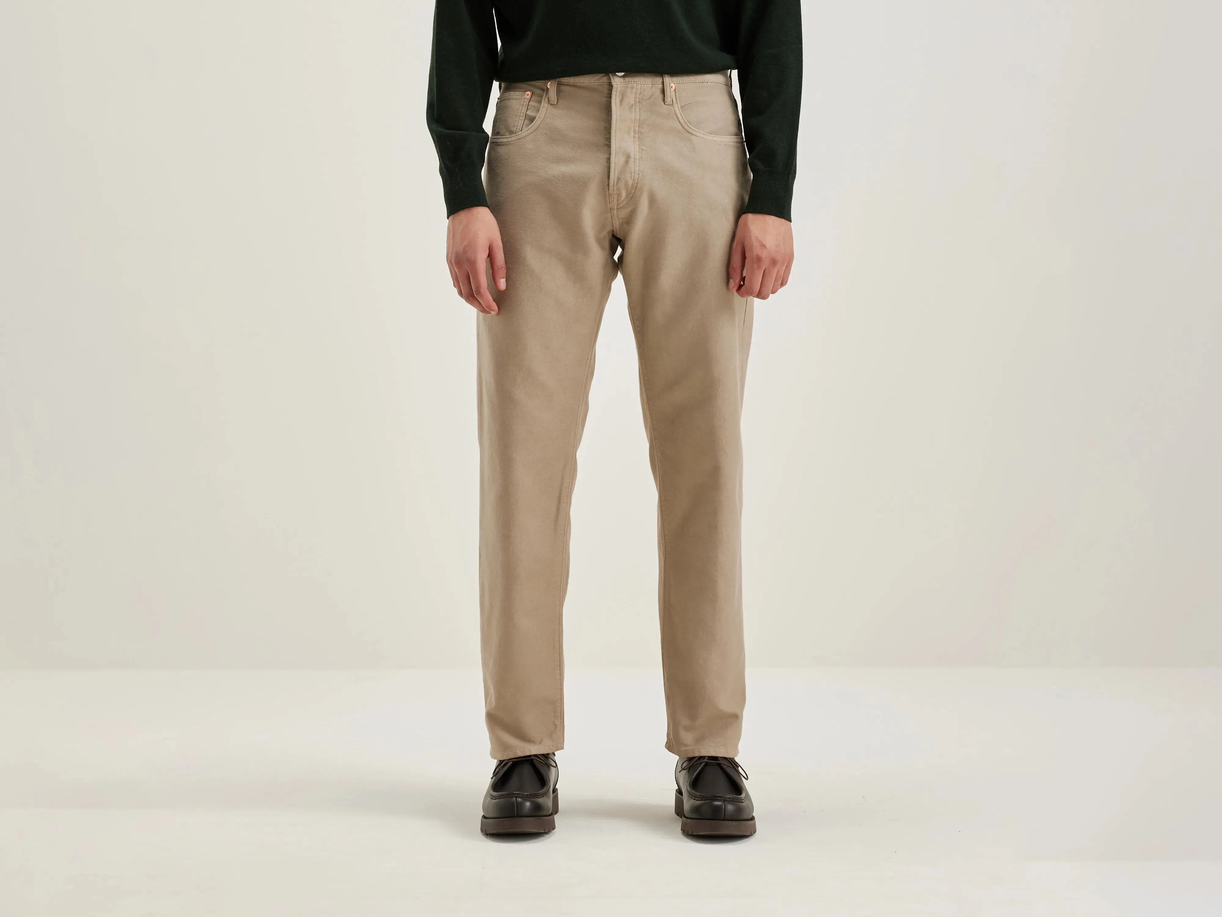 Percy dad-style trousers (242 / M / WOLF) sold by Bellrose
