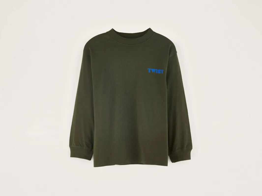 Kellos long-sleeve t-shirt (242 / B / MOSS) made by Bellerose