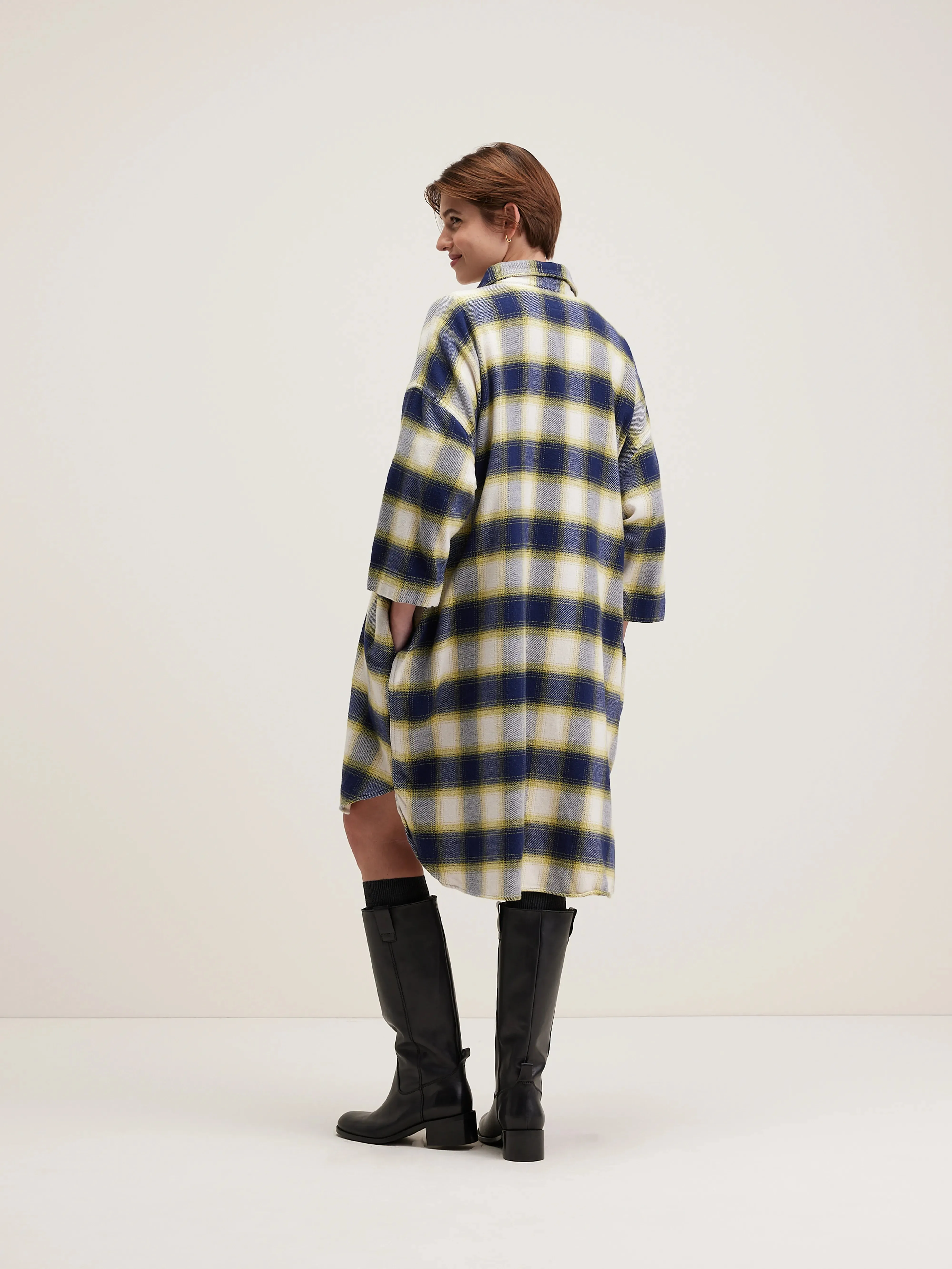 Gladys shirt dress (242 / W / CHECK H) sold by Bellrose product image thumbnail 3
