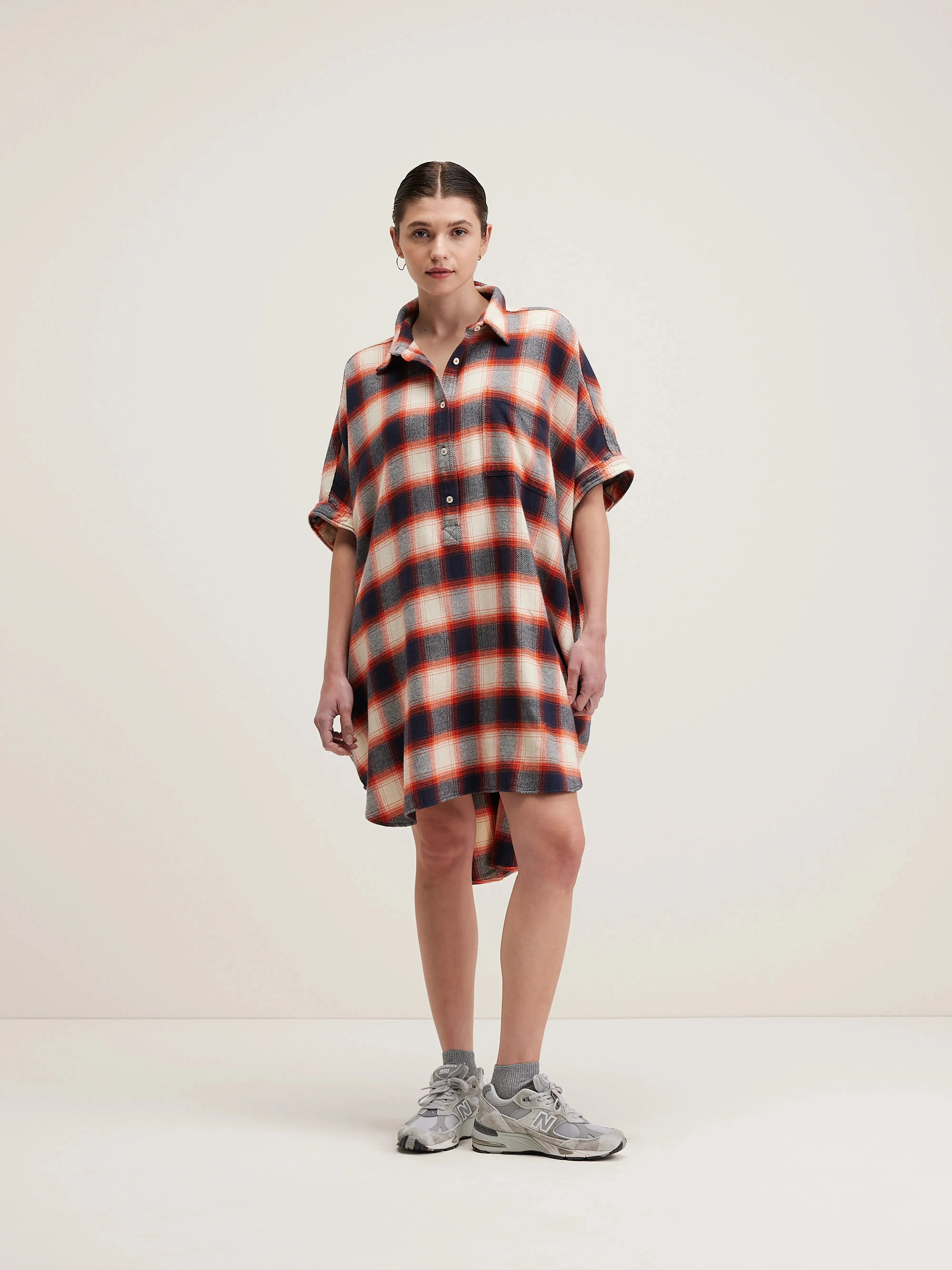 Glenn shirt dress (242 / W / CHECK G) sold by Bellrose product image thumbnail 2